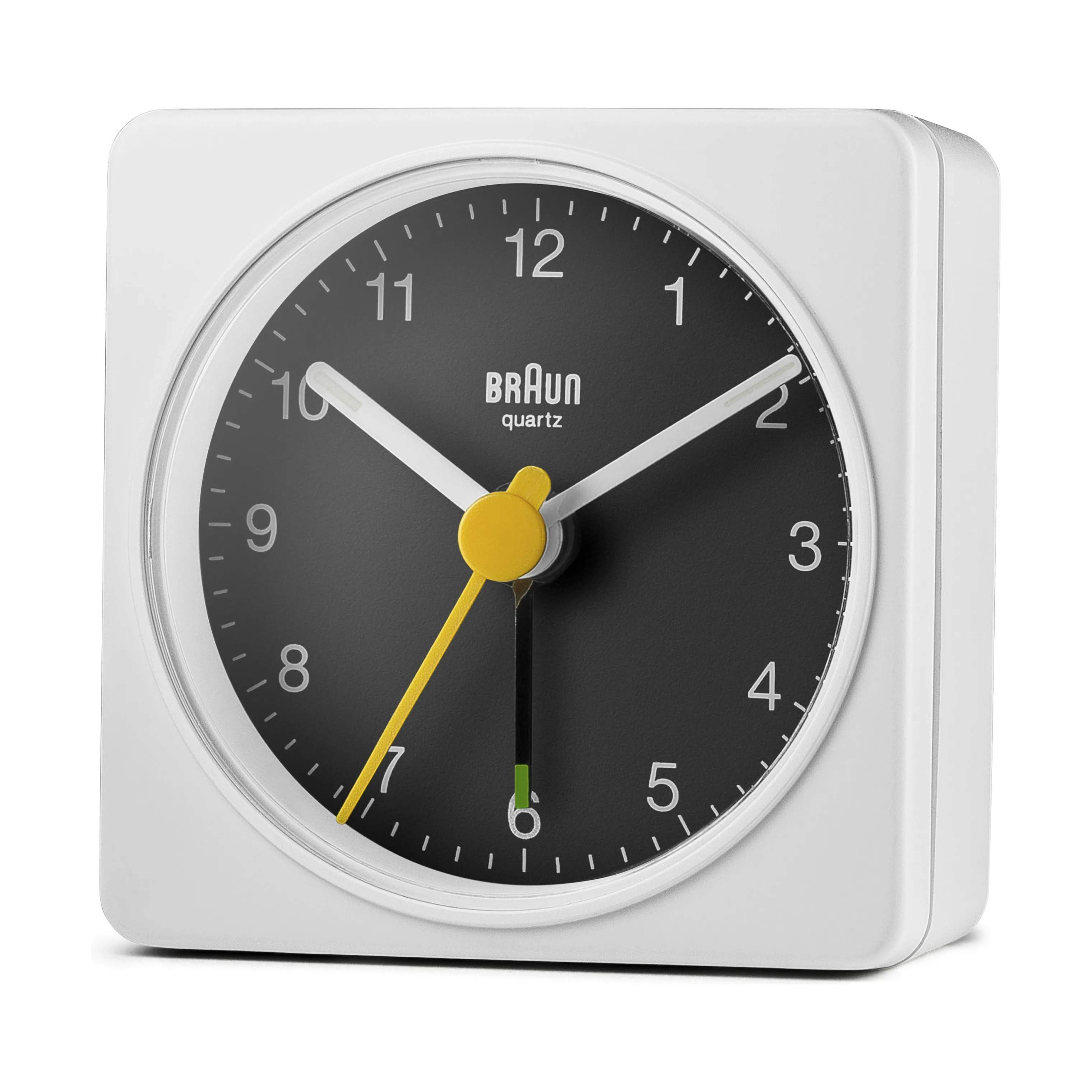 Braun Vækkeure Rejsevækkeur BC01WB i Hvid/Sort, 2