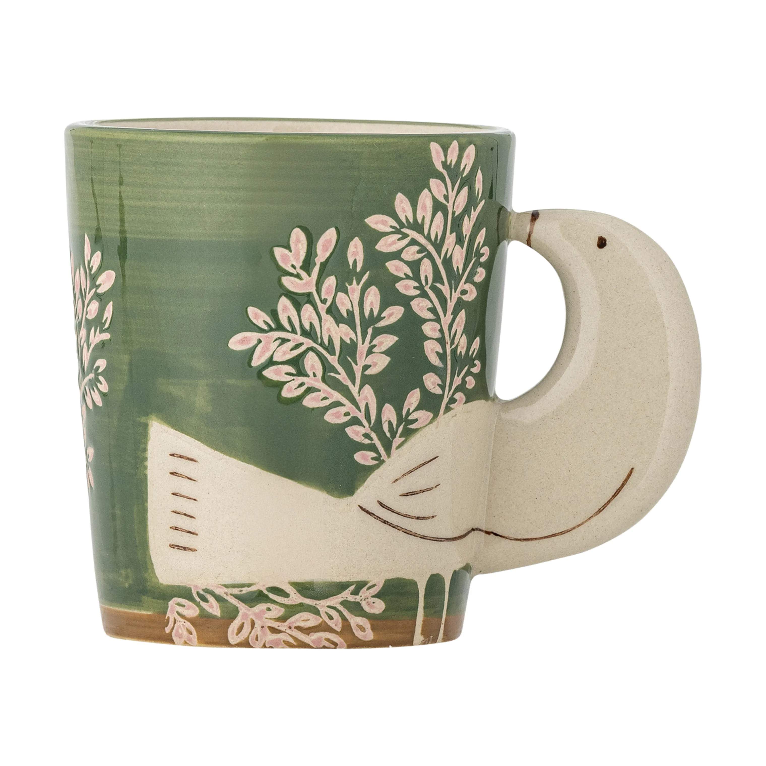 Bloomingville Krus og kopper med hank Hezha Kop i Grøn, 1