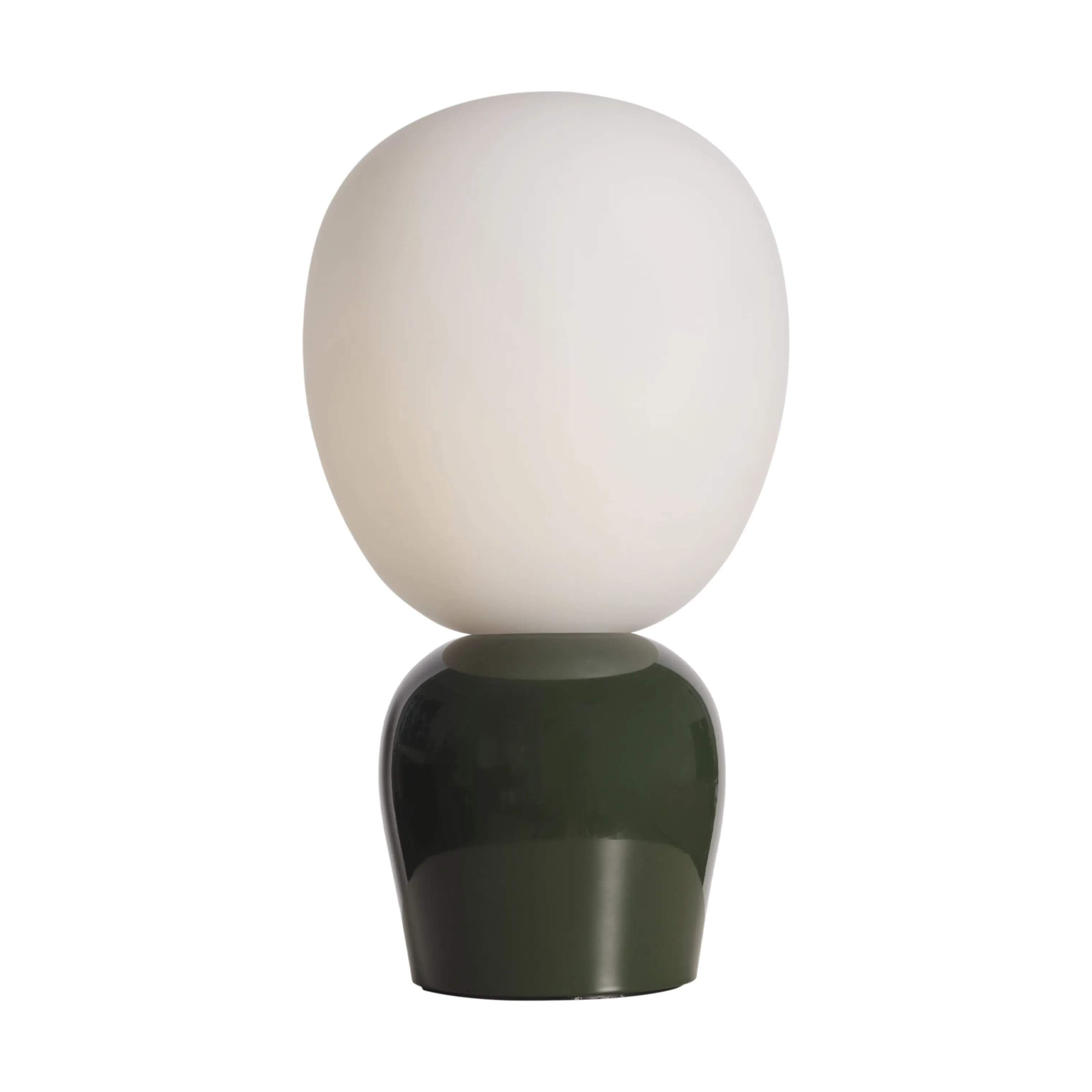 Belid Bordlamper Buddy Bordlampe i Blank grøn/Opal glas, 1