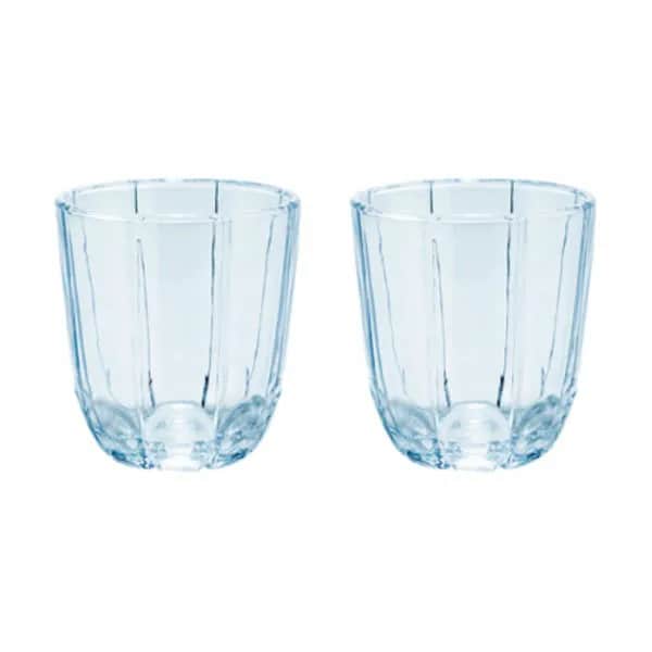 Lily Vandglas - 2 stk., blue iris, large