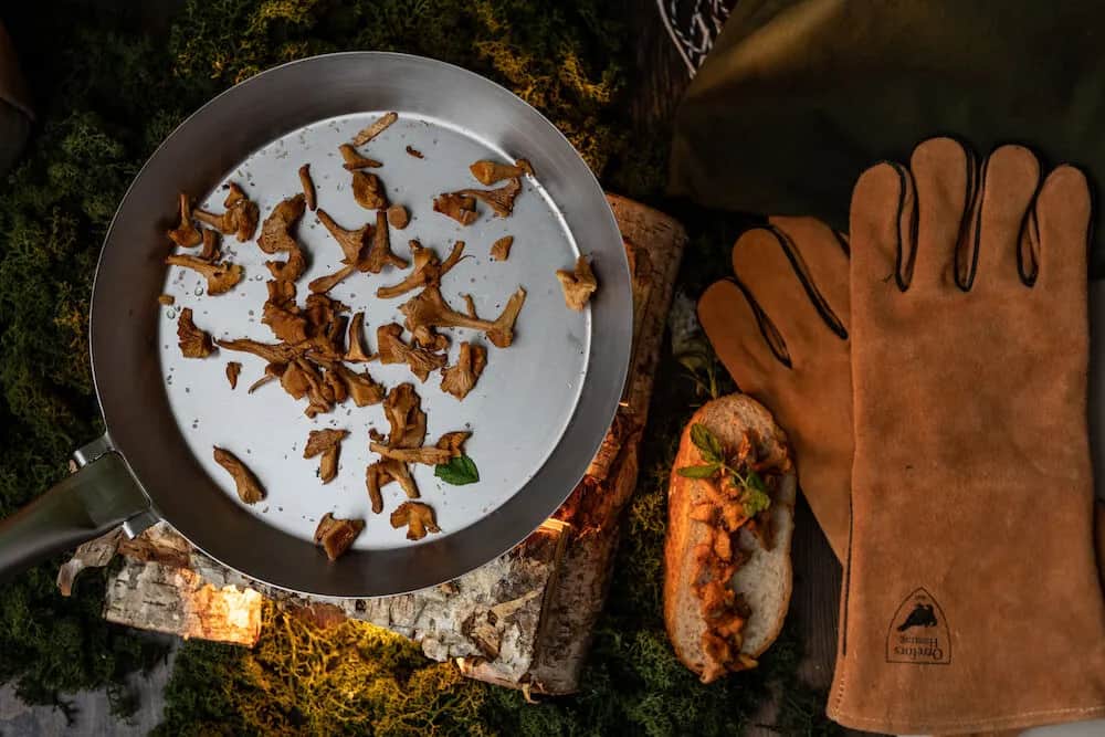 Orrefors Hunting Grillhandsker BBQ Handske i Brun, 2