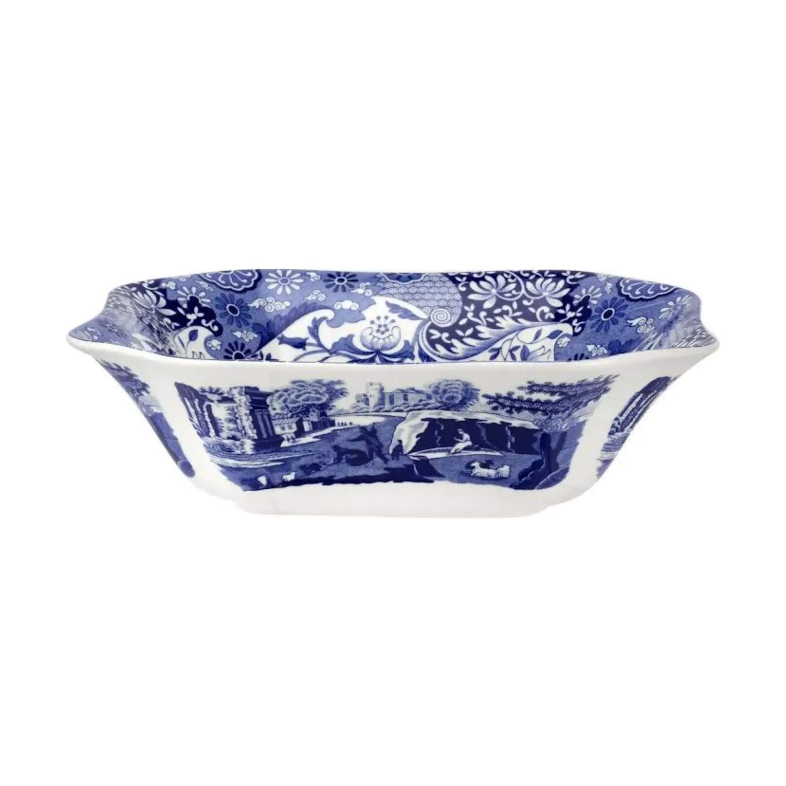 Spode Serveringsskåle Blue Italian Blue Italien Serveringsskål i blå/hvid, 2