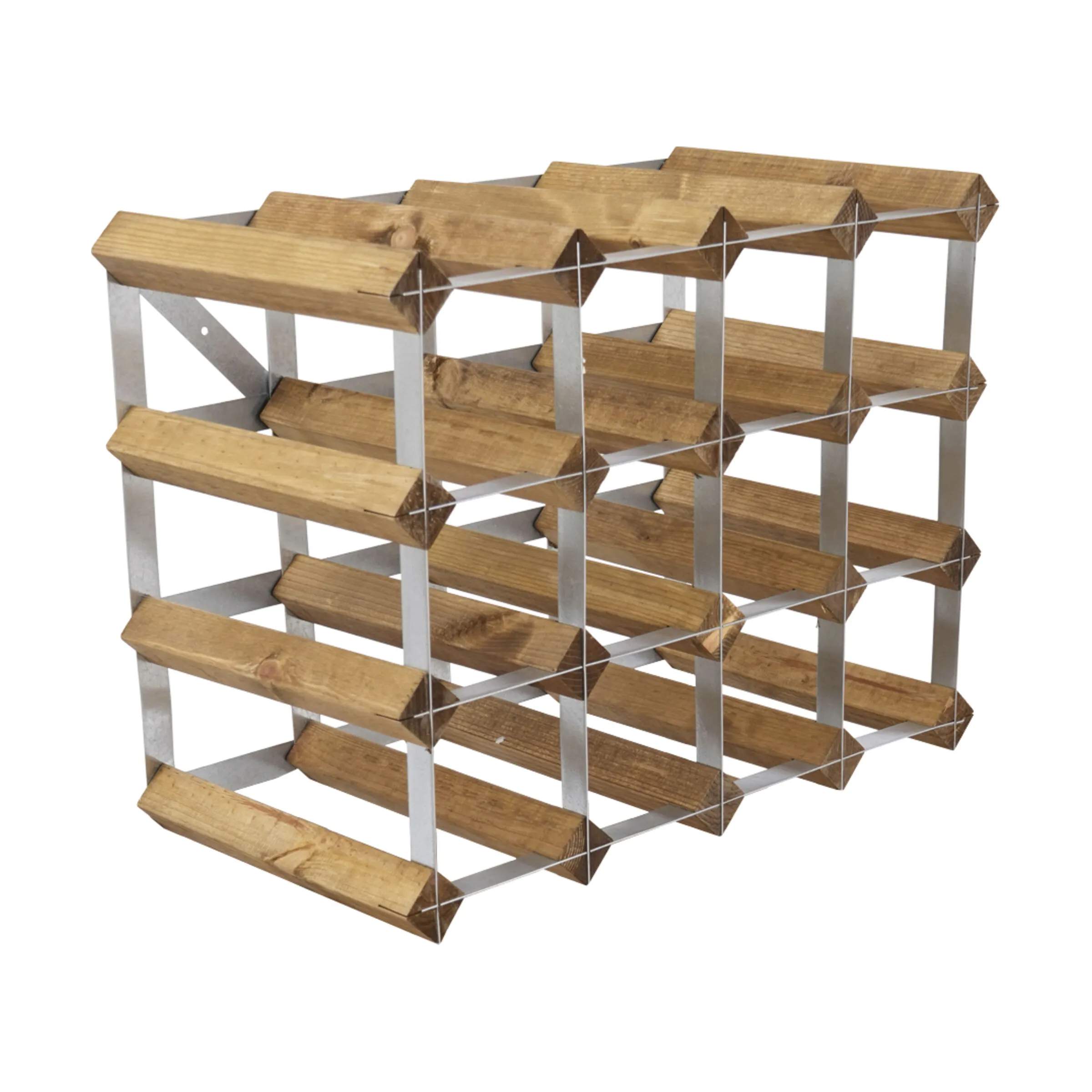 Traditional Wine Racks Vinreoler Vinreol i Lys Egetræ, 1