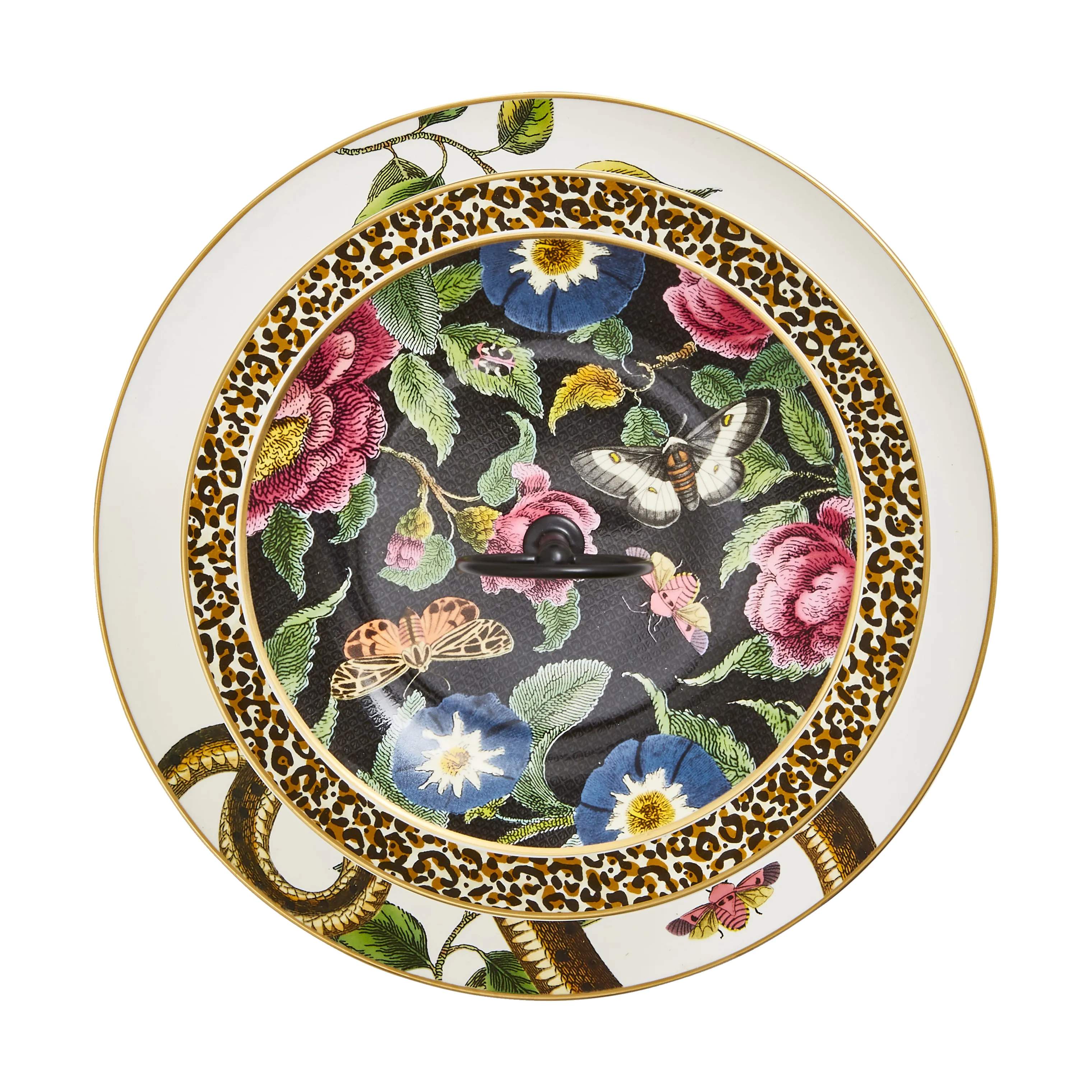 Spode Etagere Creatures Of Curiosity Étagère i sort/hvid/Lyserød/Grøn/guld, 4