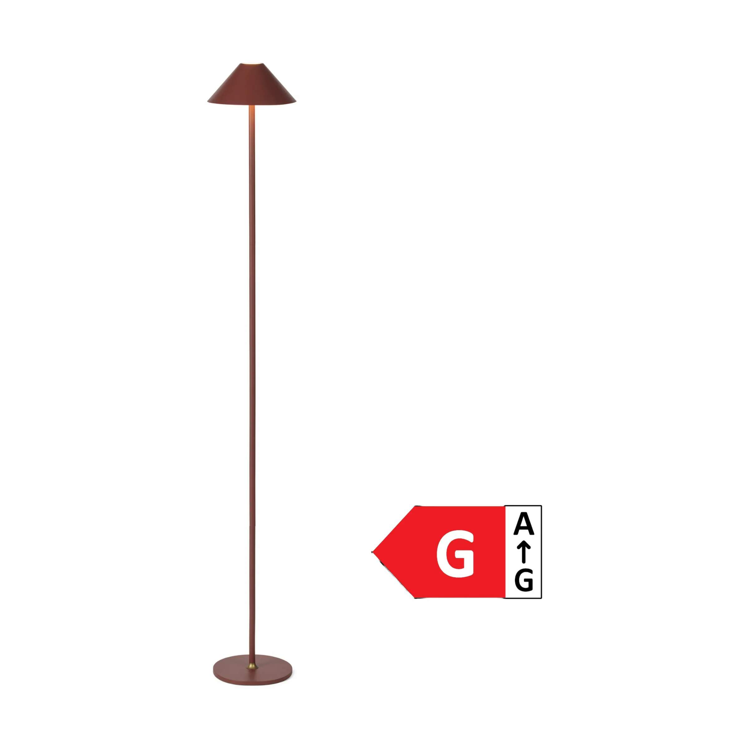 Hygge Gulvlampe, maroon, large