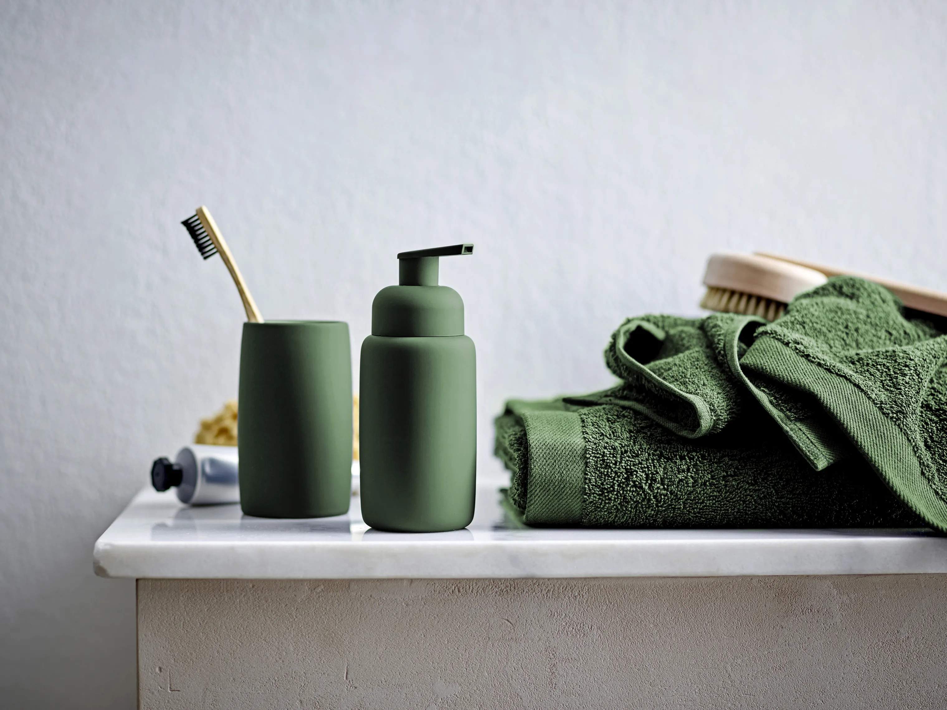 Södahl Håndklæder Organic Comfort Håndklæde i Green, B50 x L100 cm, 3