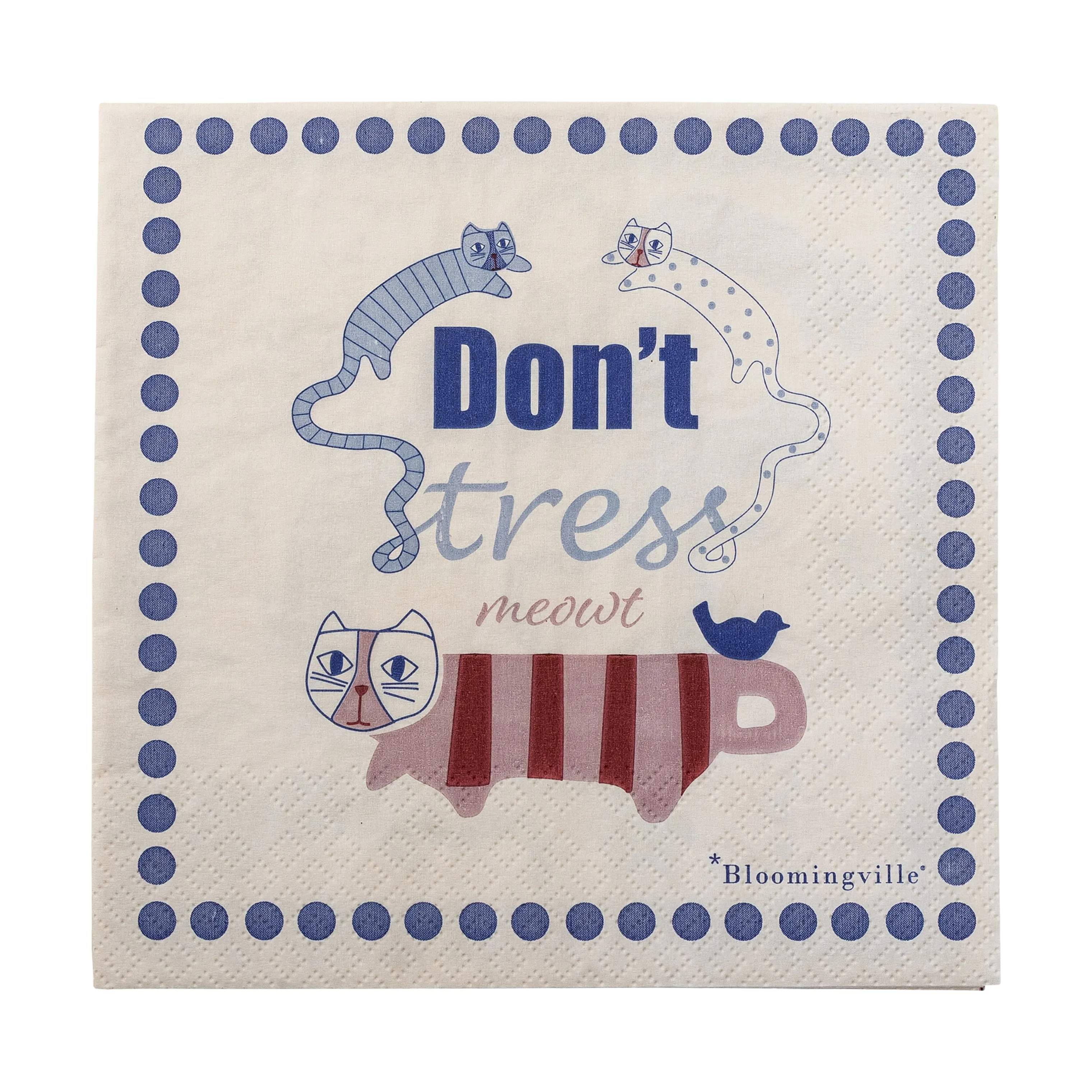 Bloomingville Servietter Missy Serviet - 20 stk. i Multifarvet, 1