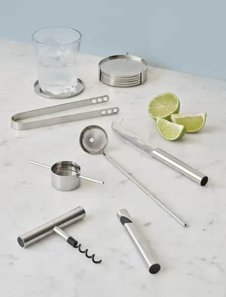 Stelton Øvrigt bartilbehør Cylinda-line AJ Isstang i Sølvfarvet, 2