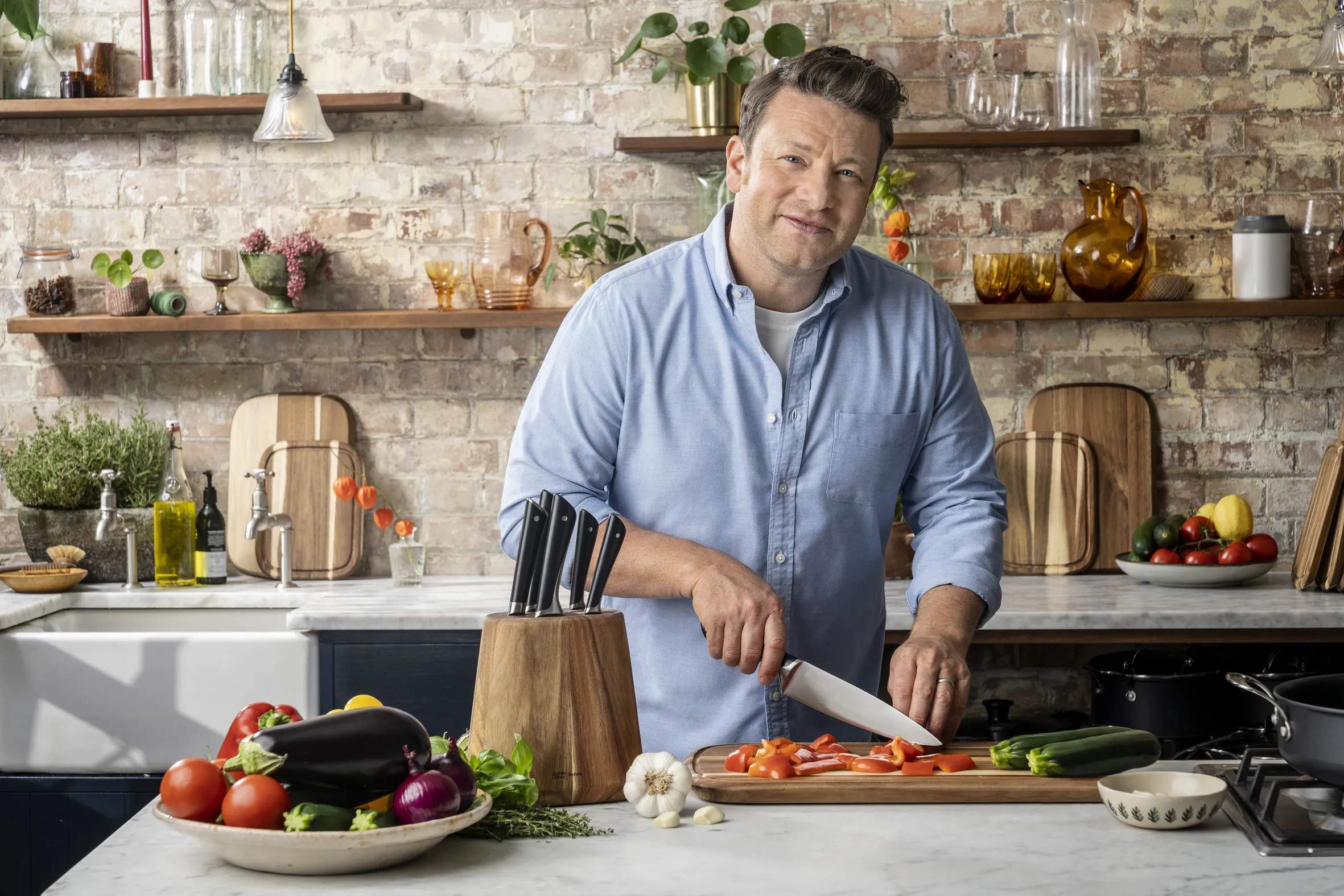Jamie Oliver by Tefal Urteknive Urtekniv i sort/sølv, 2