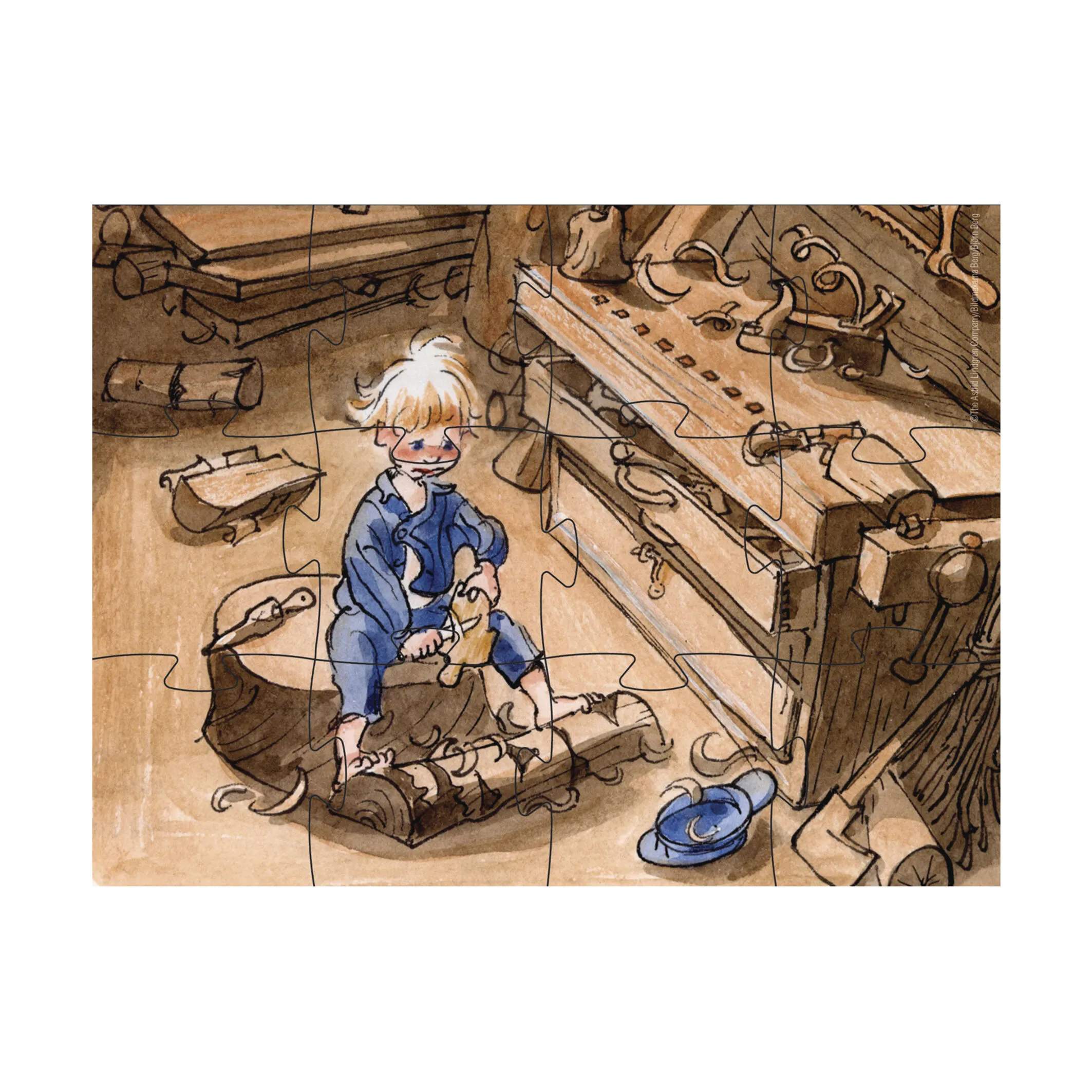 Barbo Toys Puslespil Emil fra Lønneberg Emil fra Lønneberg Puslespil - 3 stk. i Multifarvet, 4