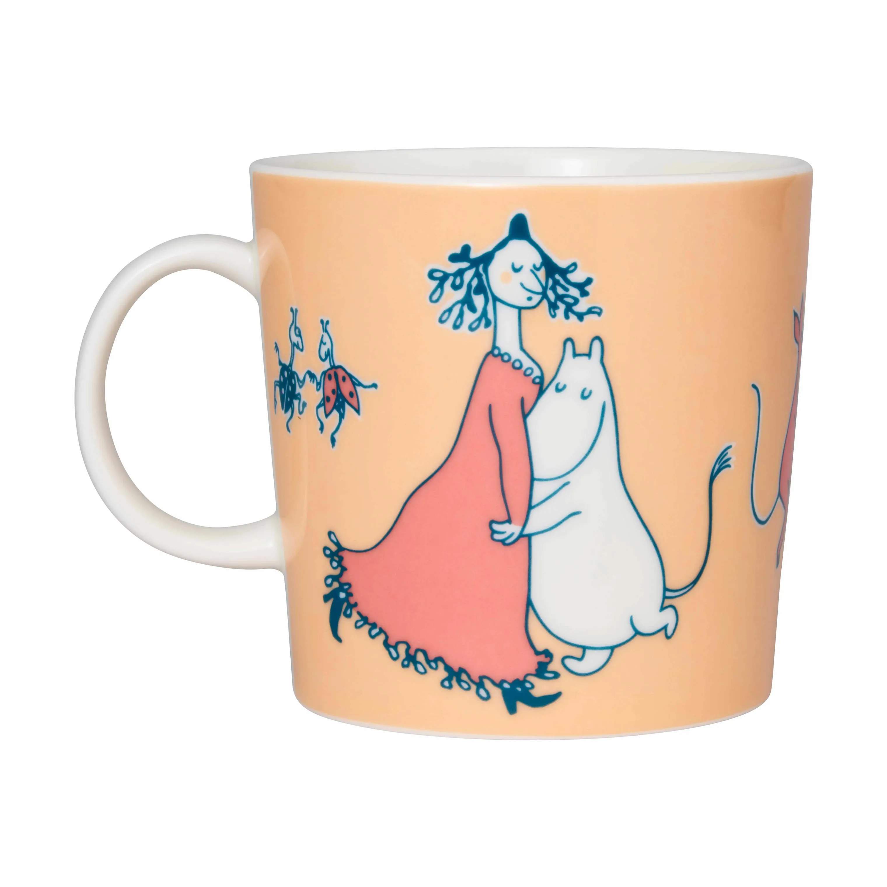 Moomin Arabia Krus og kopper med hank ABC Krus - A i A, 2