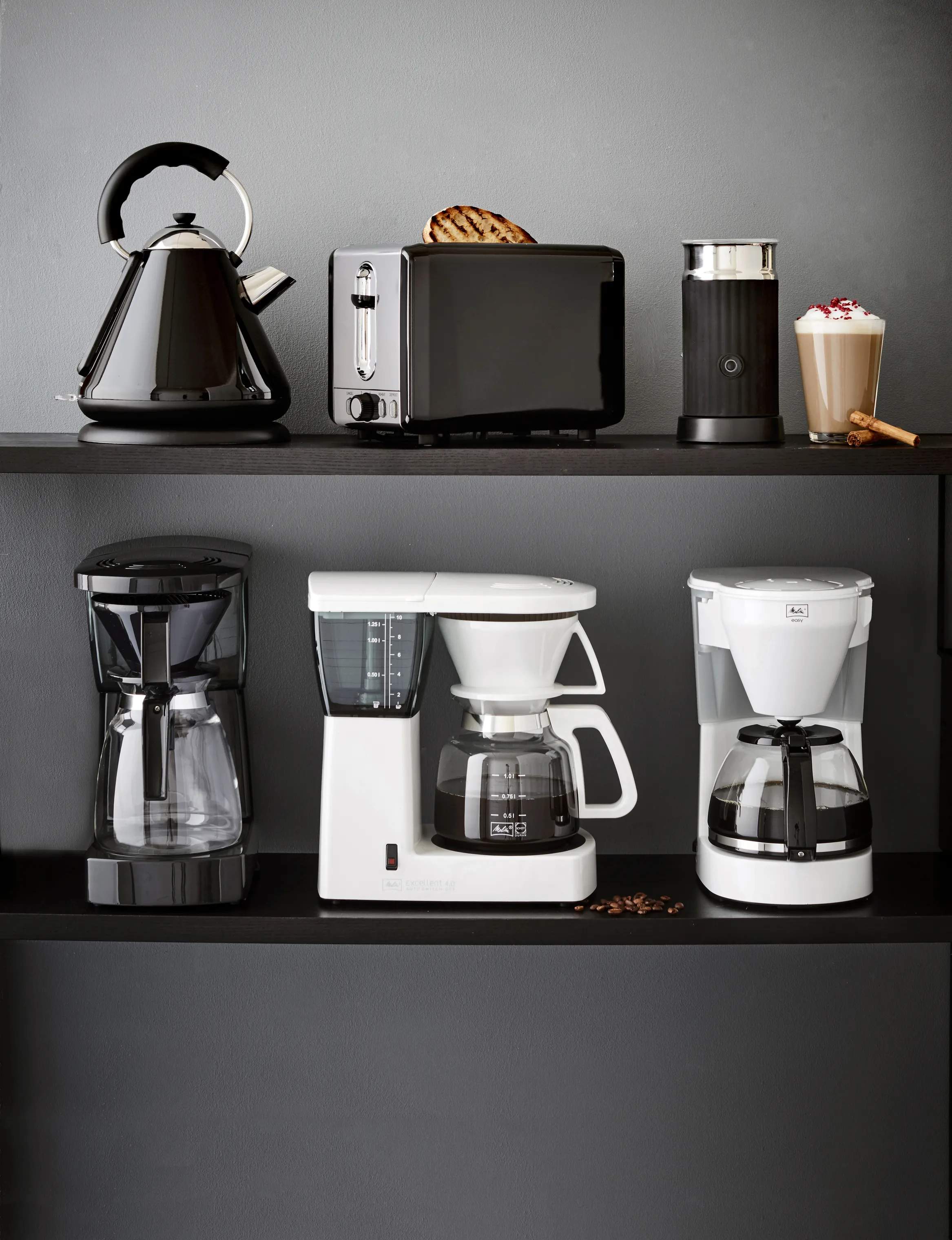 Melitta Kaffemaskiner Excellent Kaffemaskine 4.0 i Hvid, 2