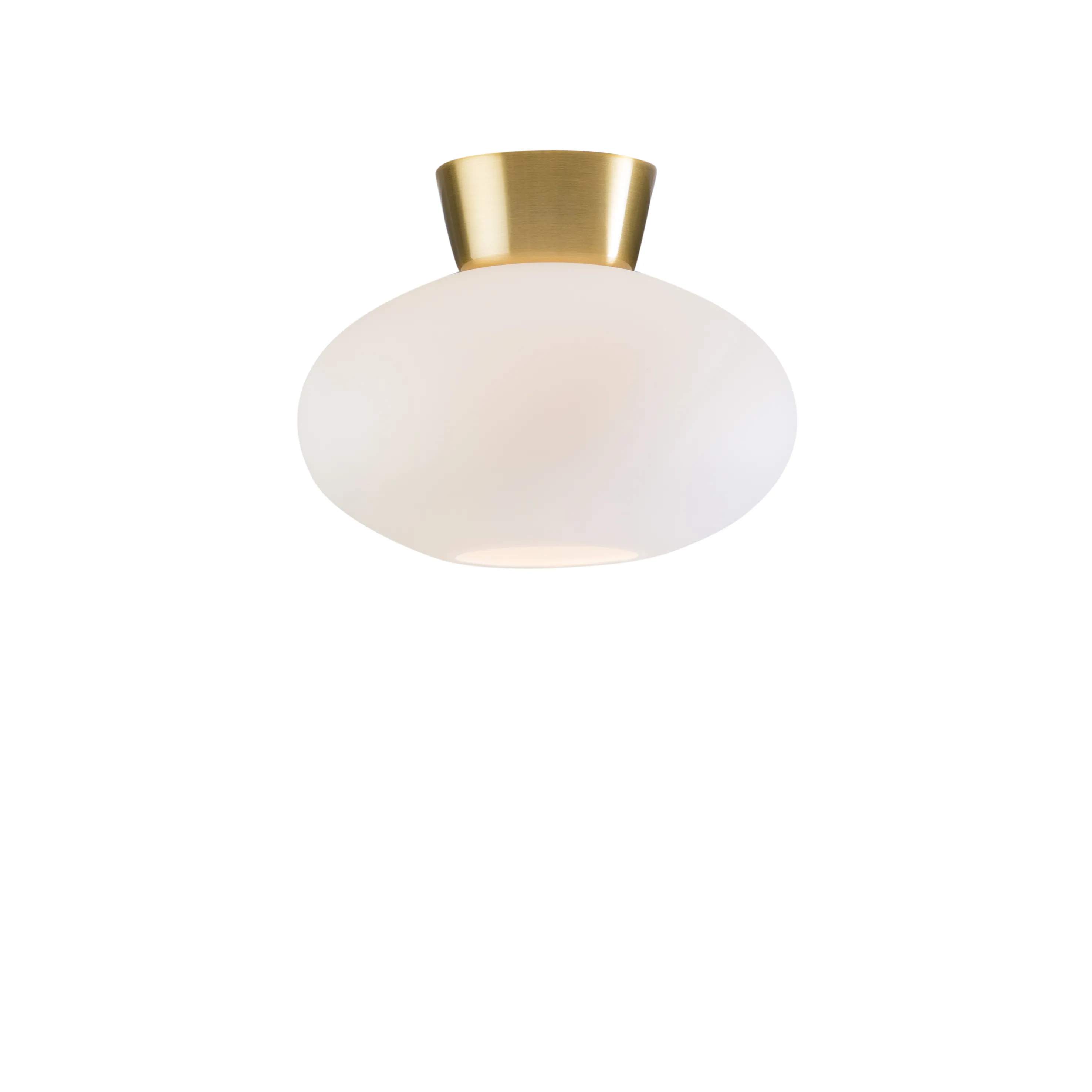 Bullo Loftlampe, brass/opal, large