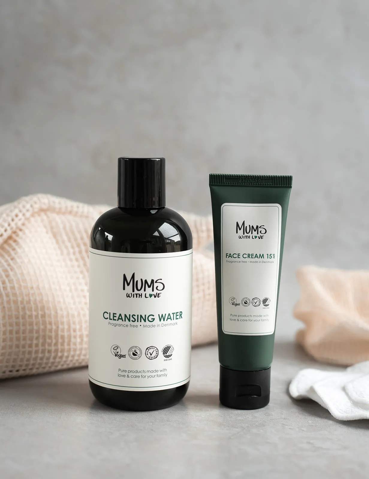 Mums with love Ansigtspleje Cleansing Water i 250 ml, 3