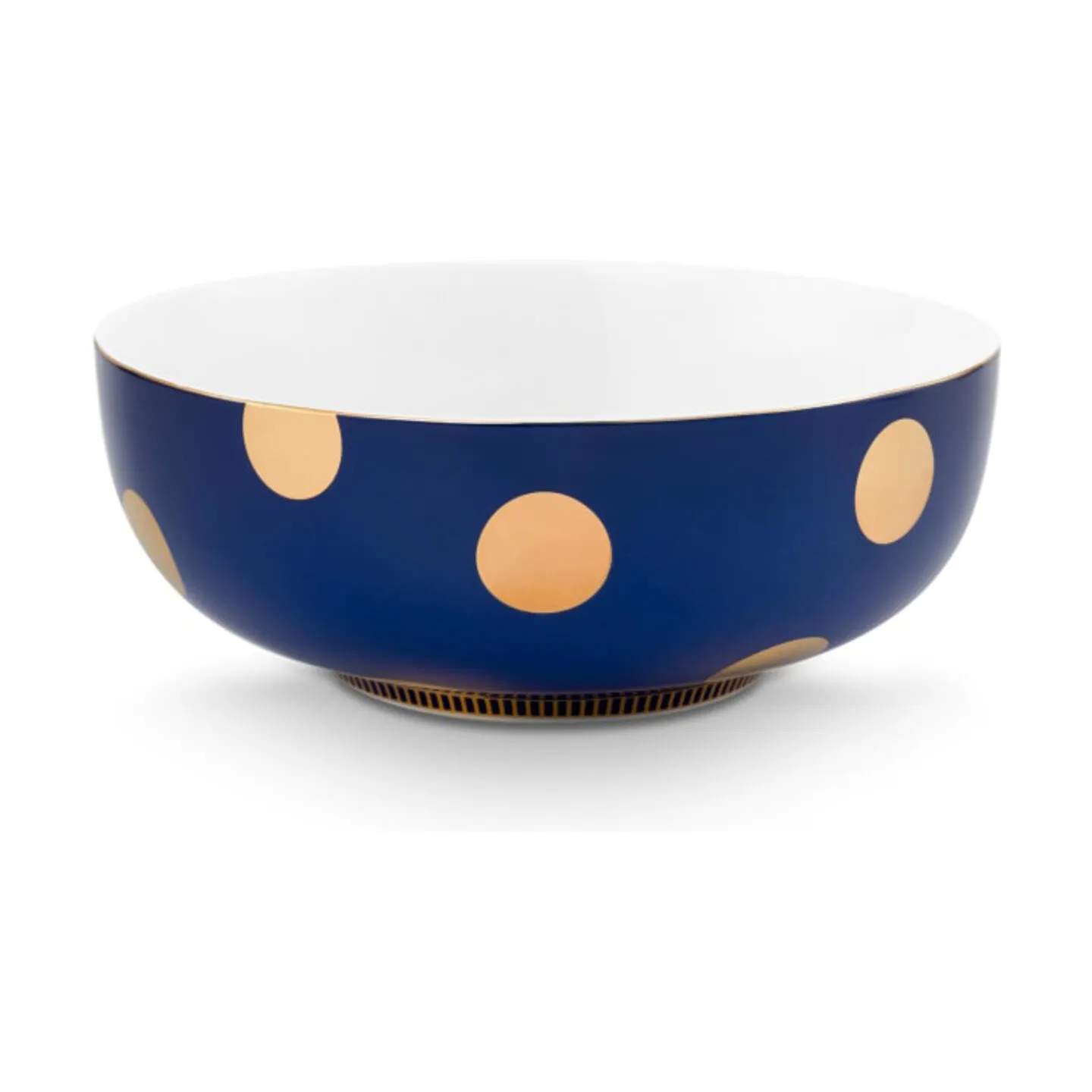 PIP Studio Serveringsskåle Dot Delight Skål - 2 stk. i Mørkeblå, 20 cm, 4