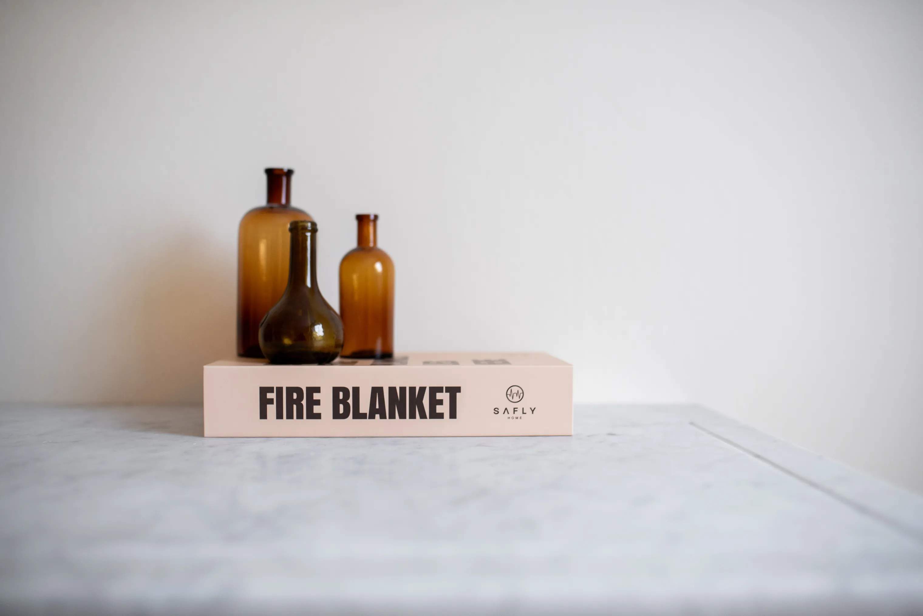 Safly Rengøringsmidler Home Brandtæppe i Beige, 3
