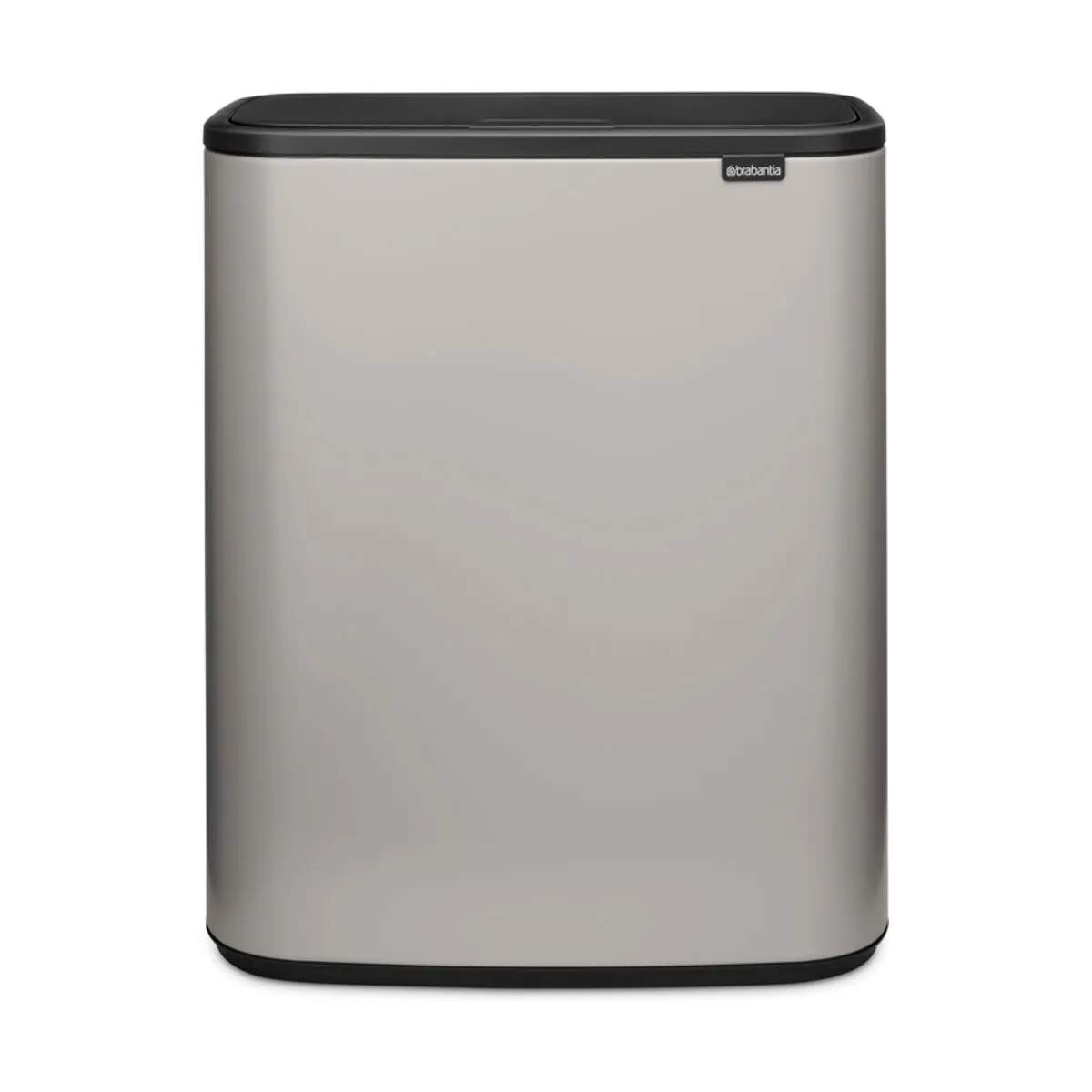 Brabantia Spande uden pedal Bo Touch affaldsspand i Soft Grey, 3 x 30 liter, 1
