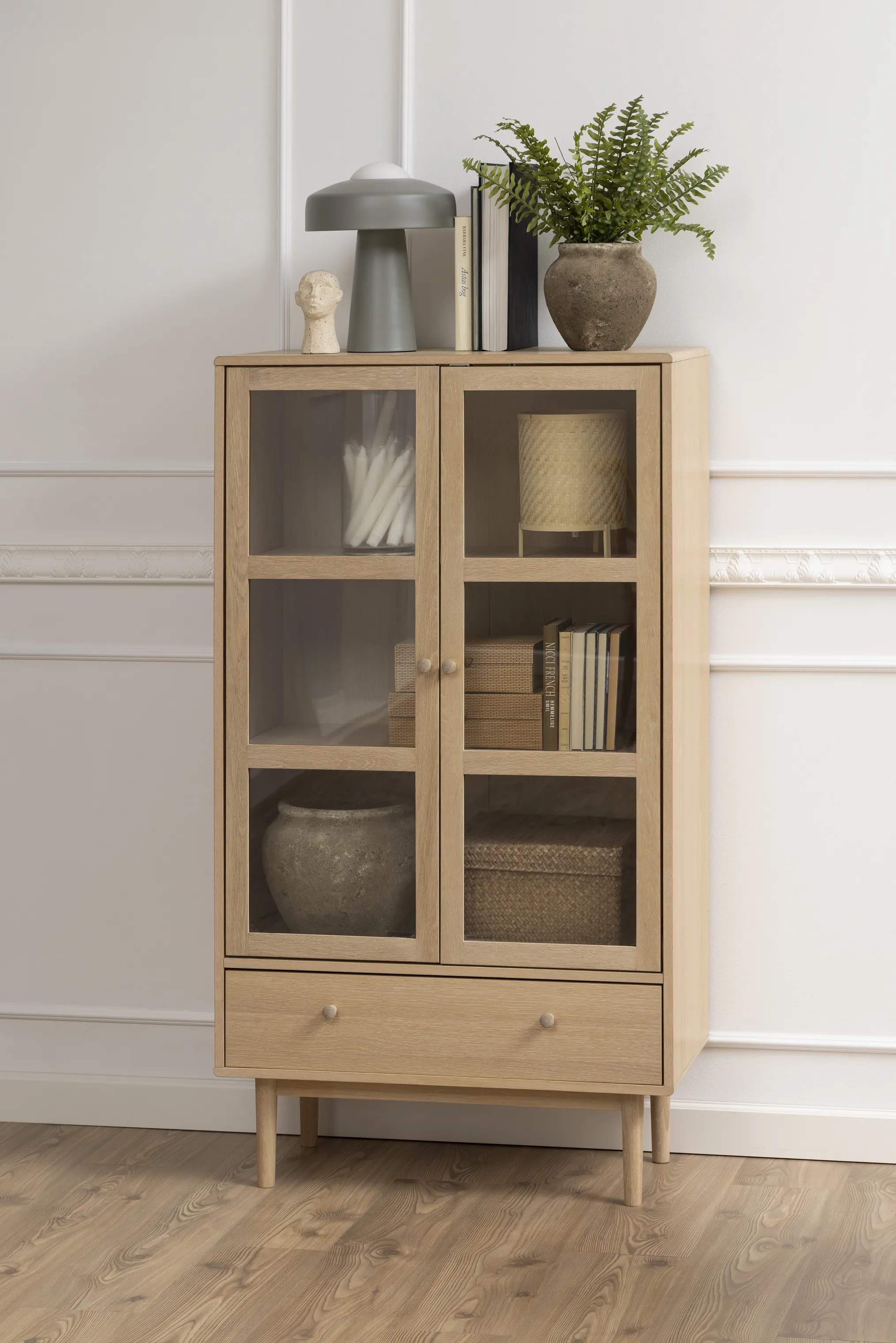 CASA Living Reoler og tilbehør Aston Vitrine i Natur, 2