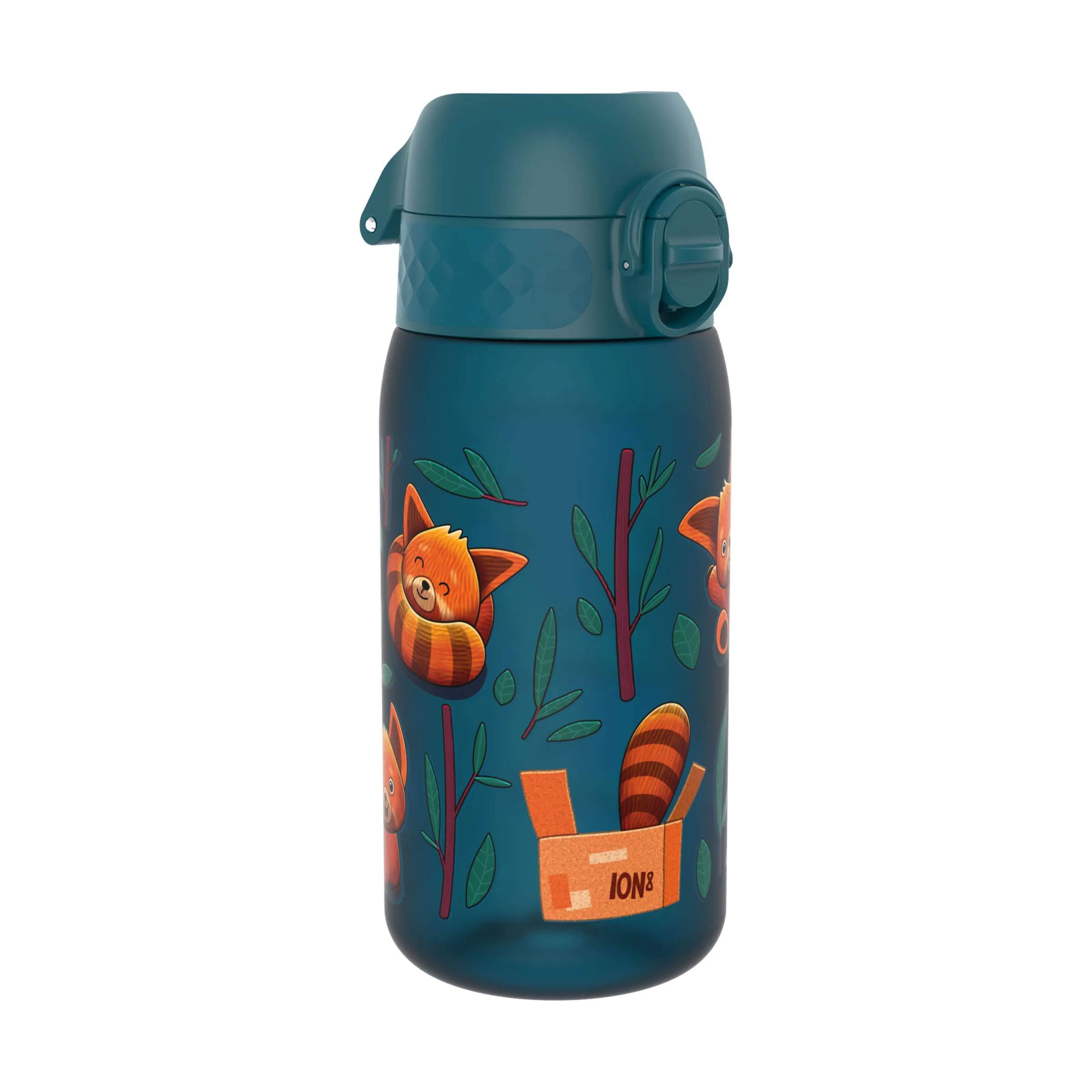 Drikkeflaske - Red Pandas, teal/print, large