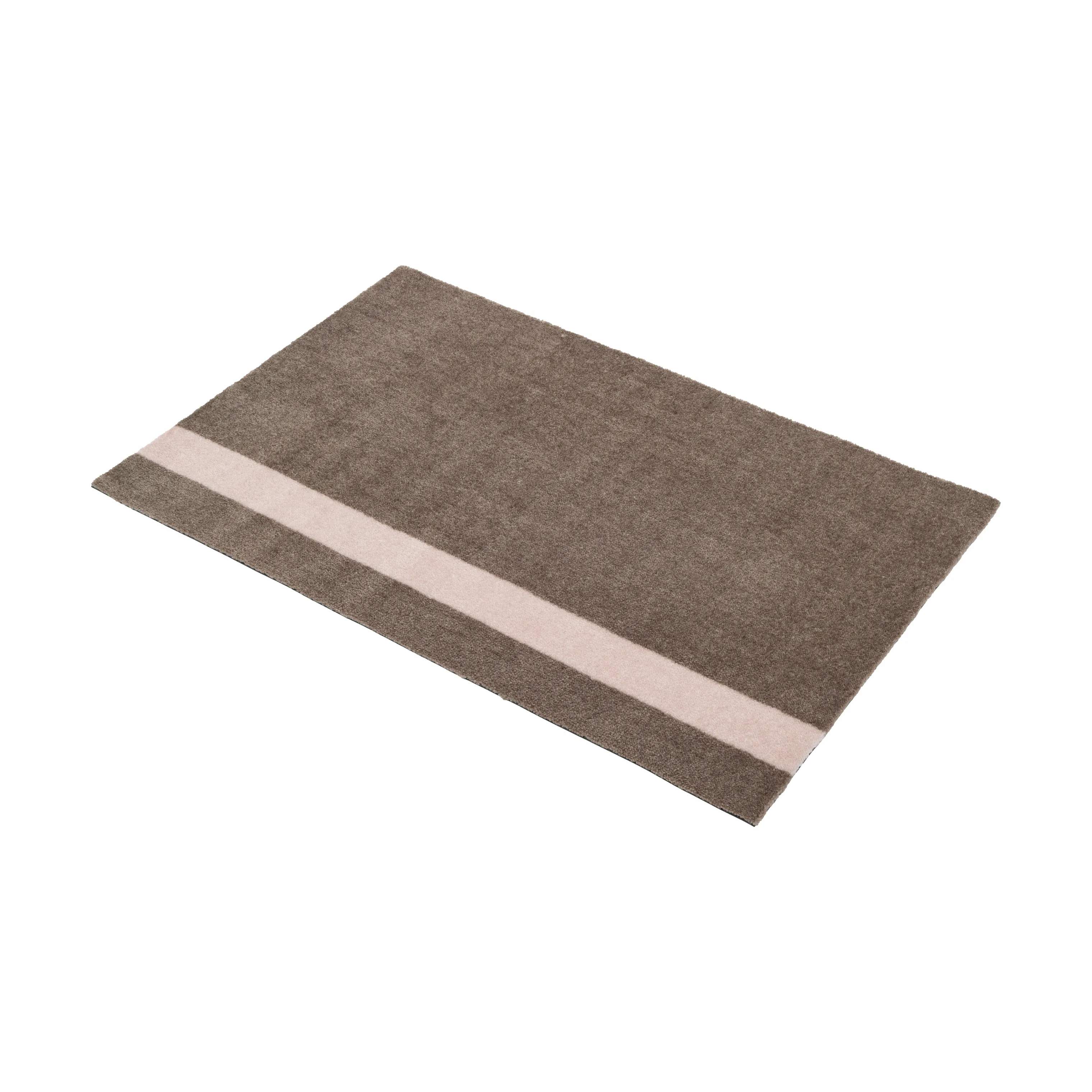 Tica Copenhagen Dørmåtter Stripes Vertikal Gulvmåtte i sand/rosa, B60 x L90 cm, 3