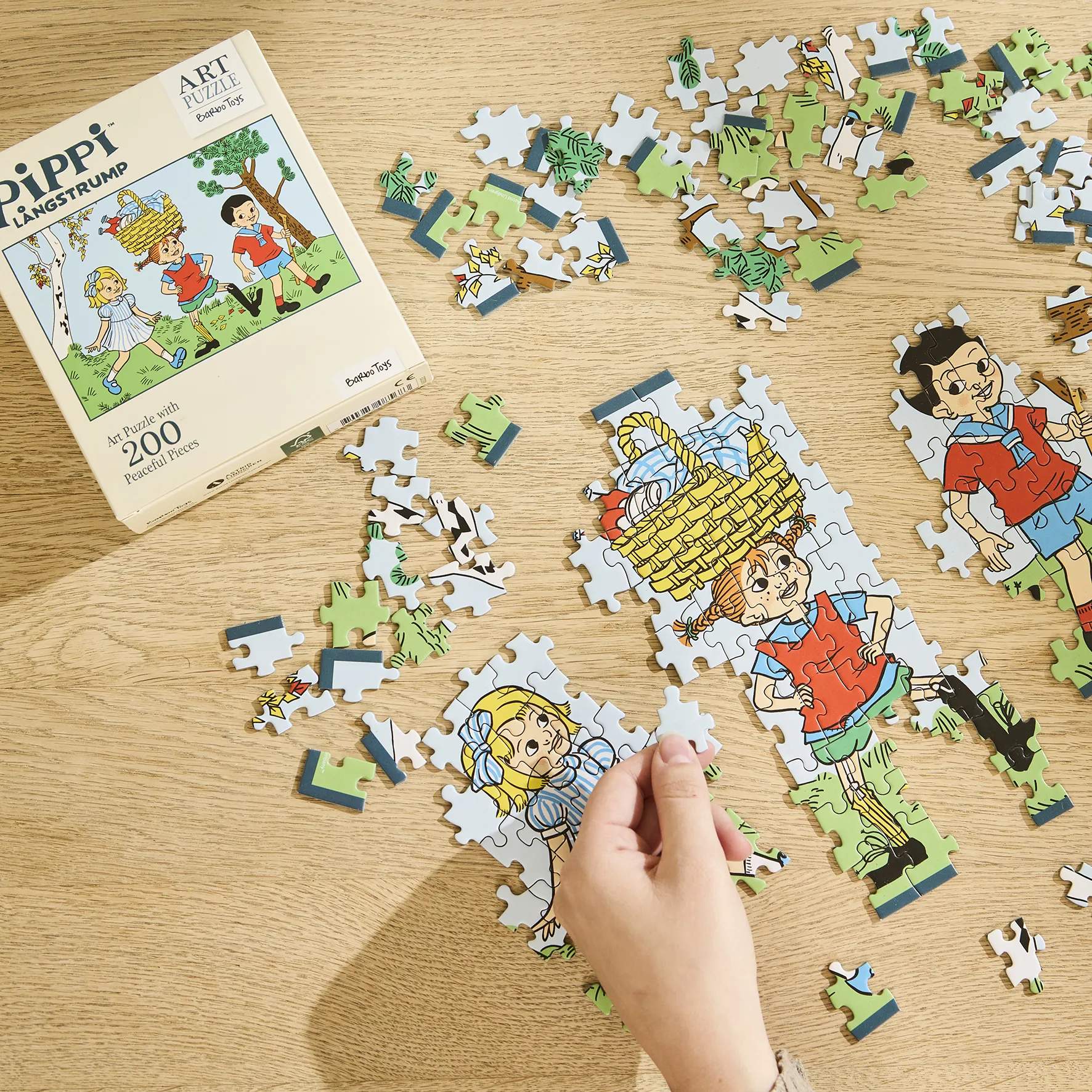 Barbo Toys Puslespil Astrid Lindgren Puslespil - Pippi Langstrømpe i Pippi Langstrømpe, 2
