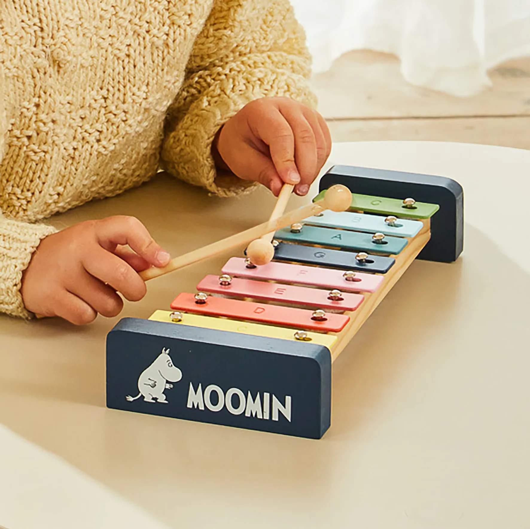 Barbo Toys Spil Moomin Xylofon i Multifarvet, 2