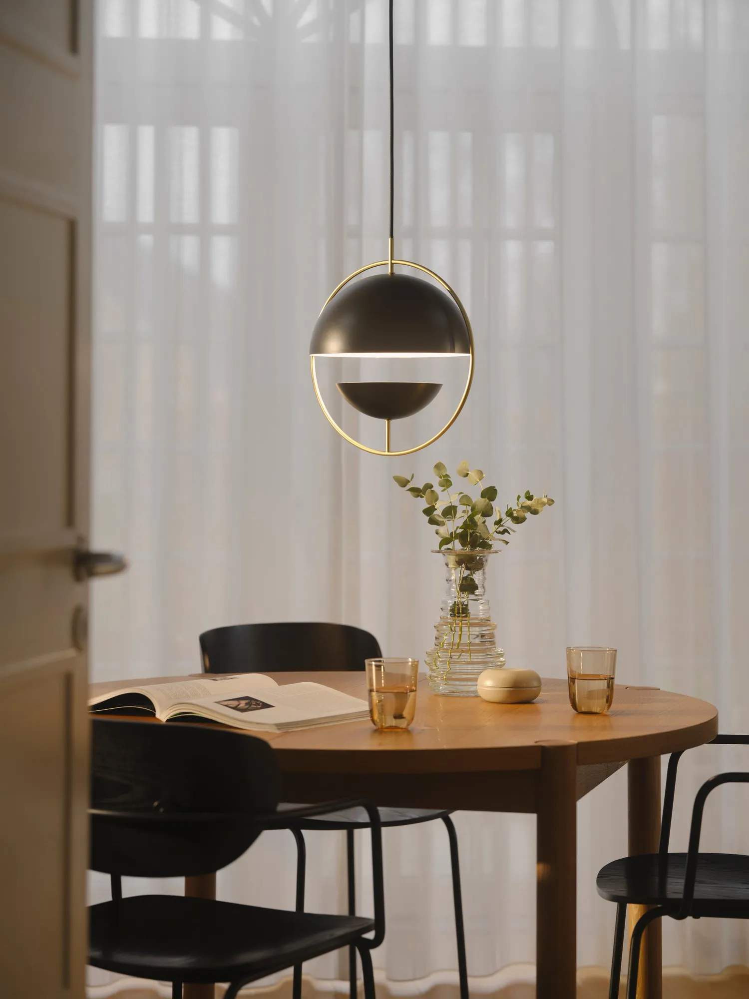Nordlux Pendler Tavia Pendel i Sort / Guld, 3