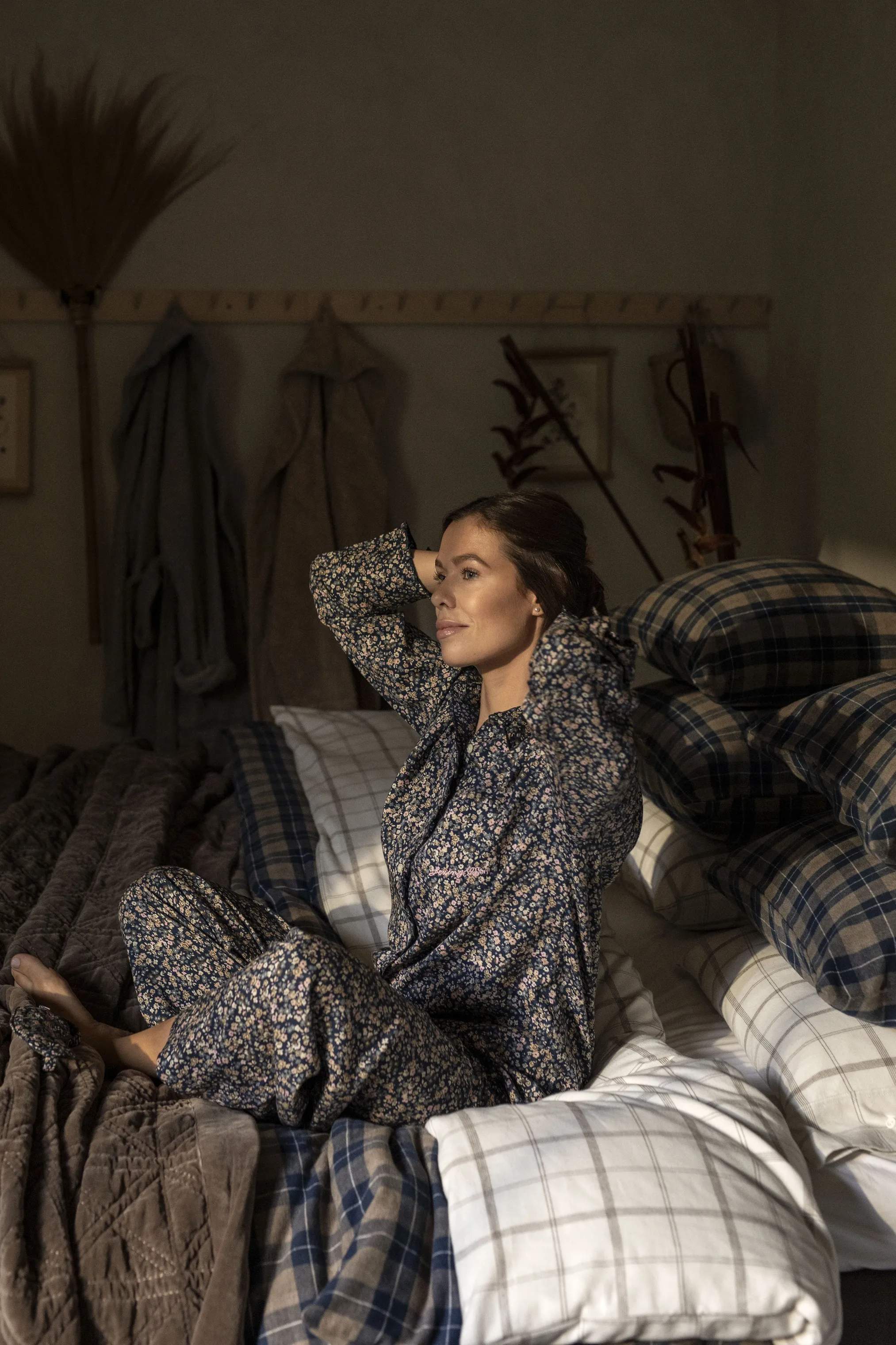 Lexington Pyjamas Comforts of Fall Pyjamassæt - 2 dele i XS, 2