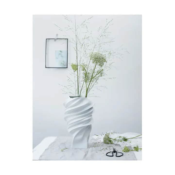 Rosenthal Vaser Squall Vase i Hvid, 43,8 cm, 2