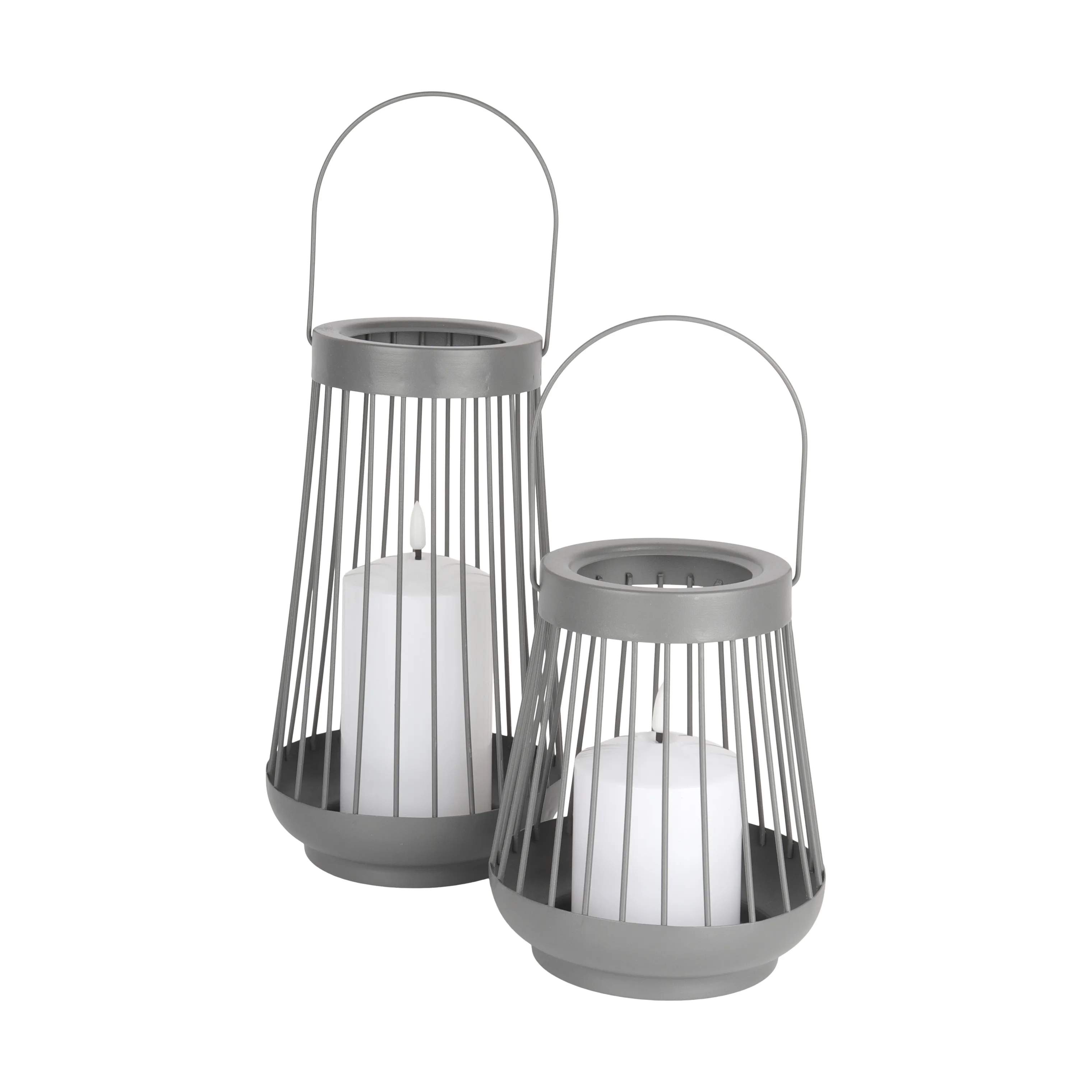 CASA Living Lanterner LED Lanterne i Grå, 18 cm, 3