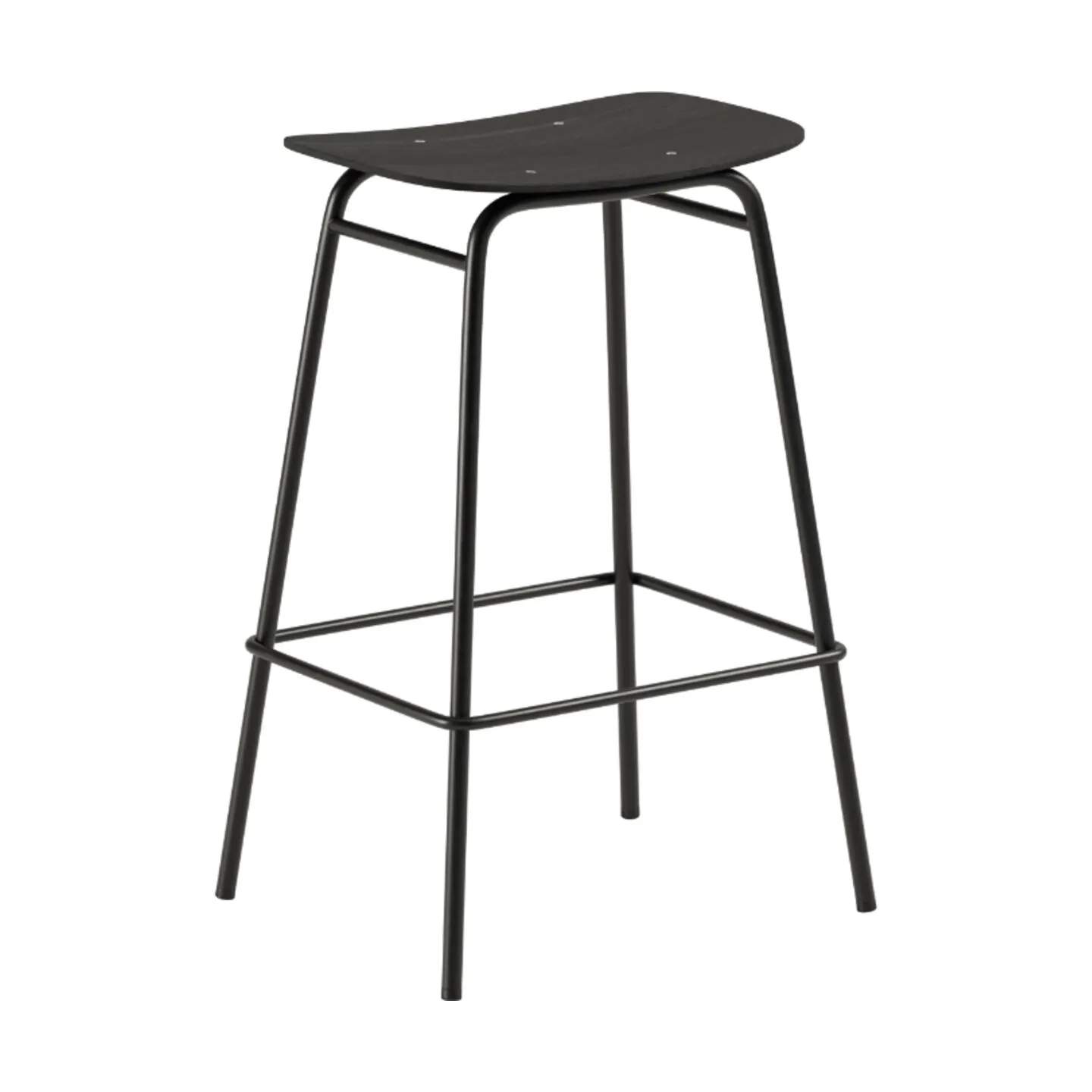 SACKit Barstole Frame Bar Stool Frame Barstol i Sort, 73 cm, 1