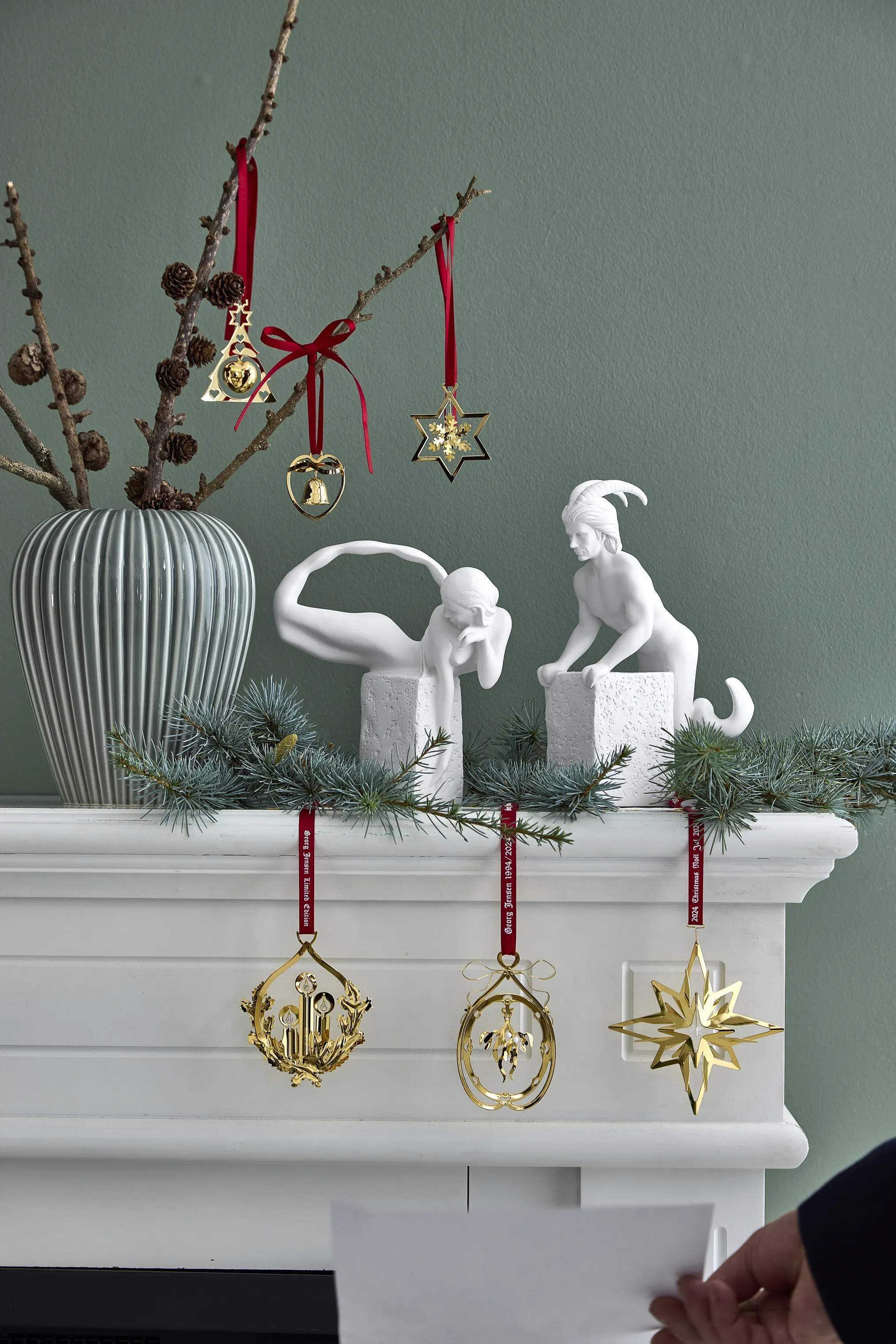 Georg Jensen Juleophæng Christmas Collectibles CC 2024 Juleuro - Stjerne i Guld, 3