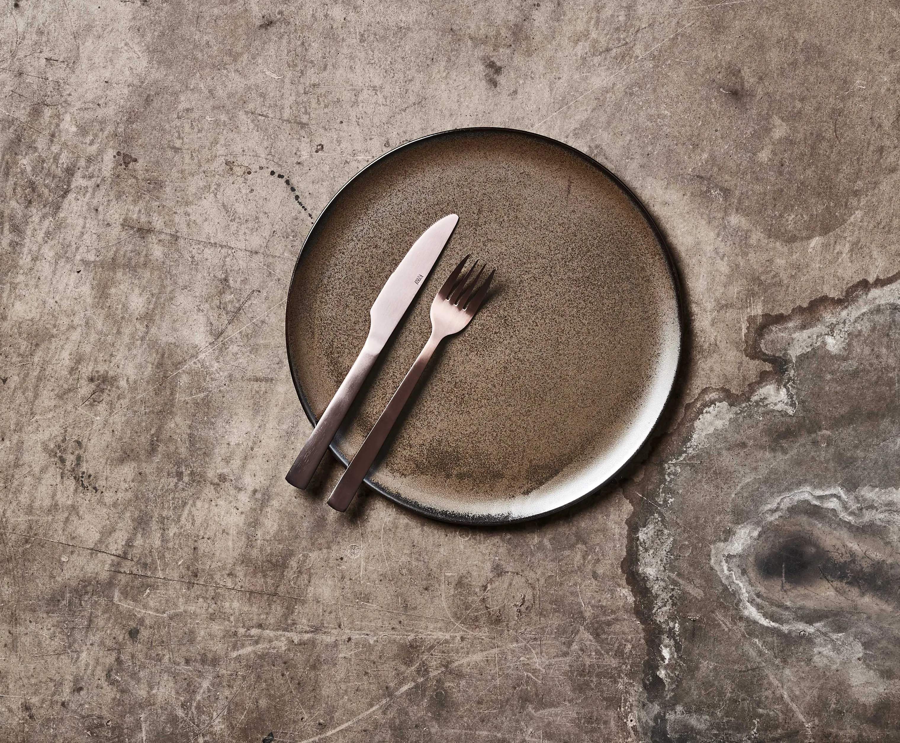 RAW by Aida Middagstallerkener Middagstallerken i Metallic Brown, 2