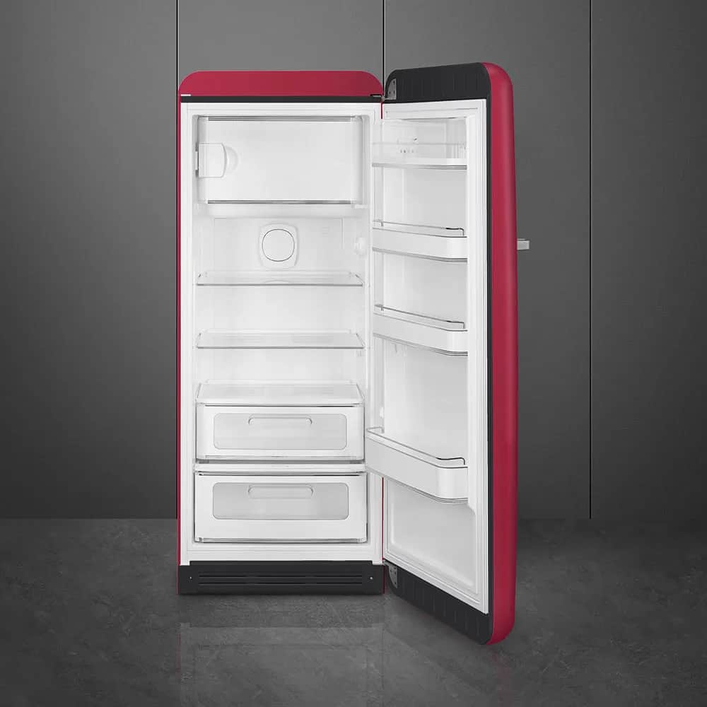 Smeg Køleskabe 50's Style Kølefryseskab i Ruby Red, 2