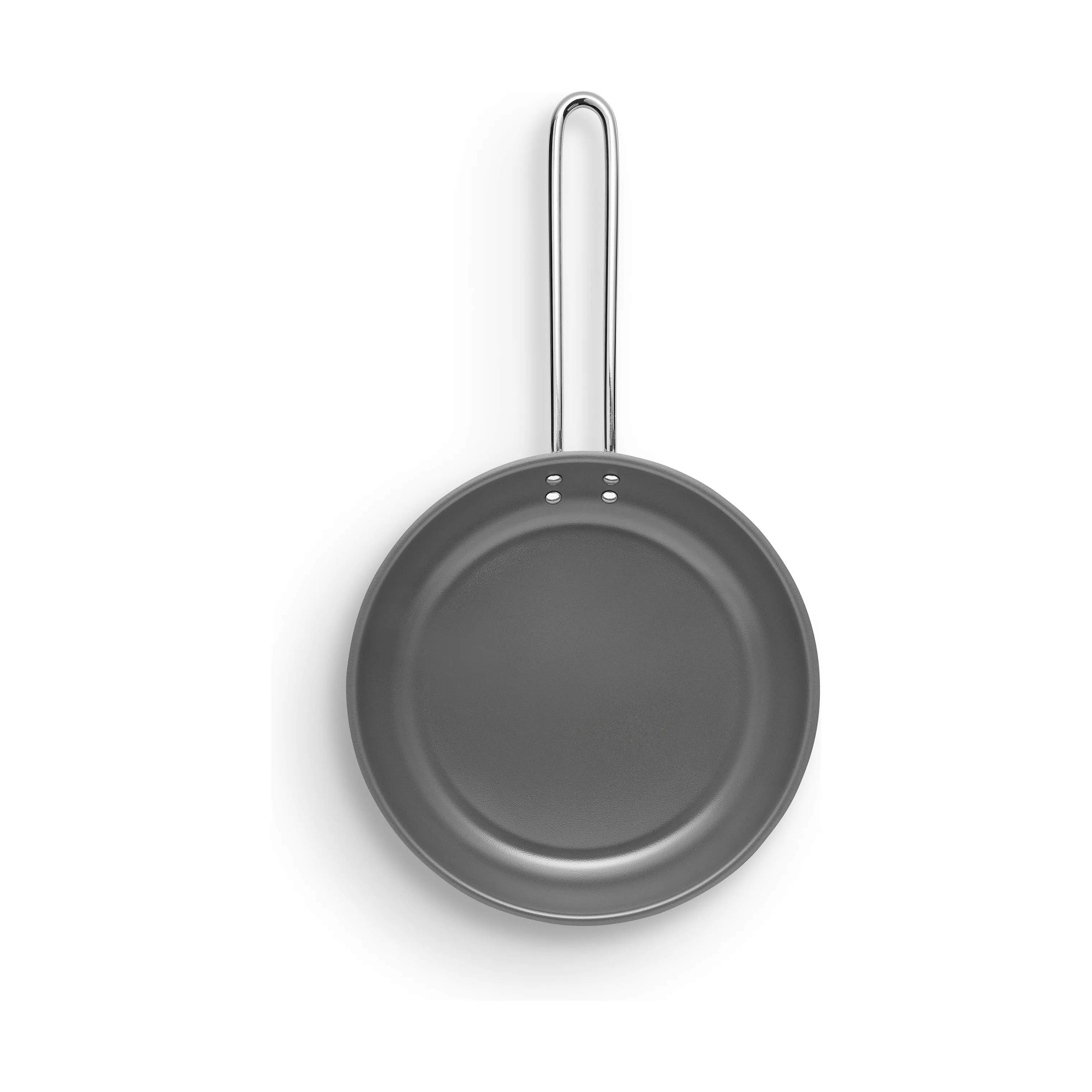 Eva Trio Stegepander Titanium Rec. Laser Titanium Stegepande i Poleret stål, 24 cm, 4