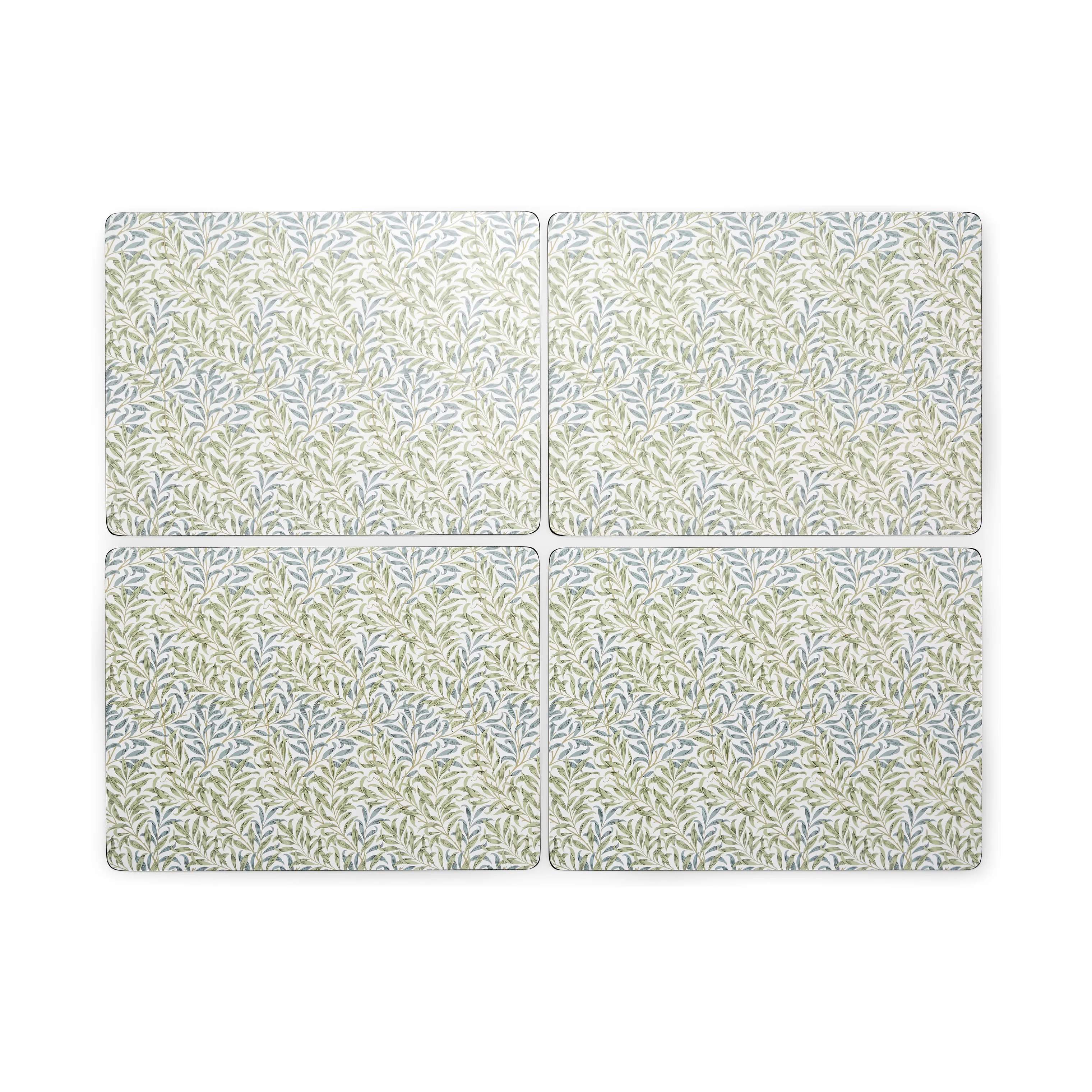 Spode Dækkeservietter Morris & Co Dækkeservietter - 4 stk. i Grøn/blå, 1