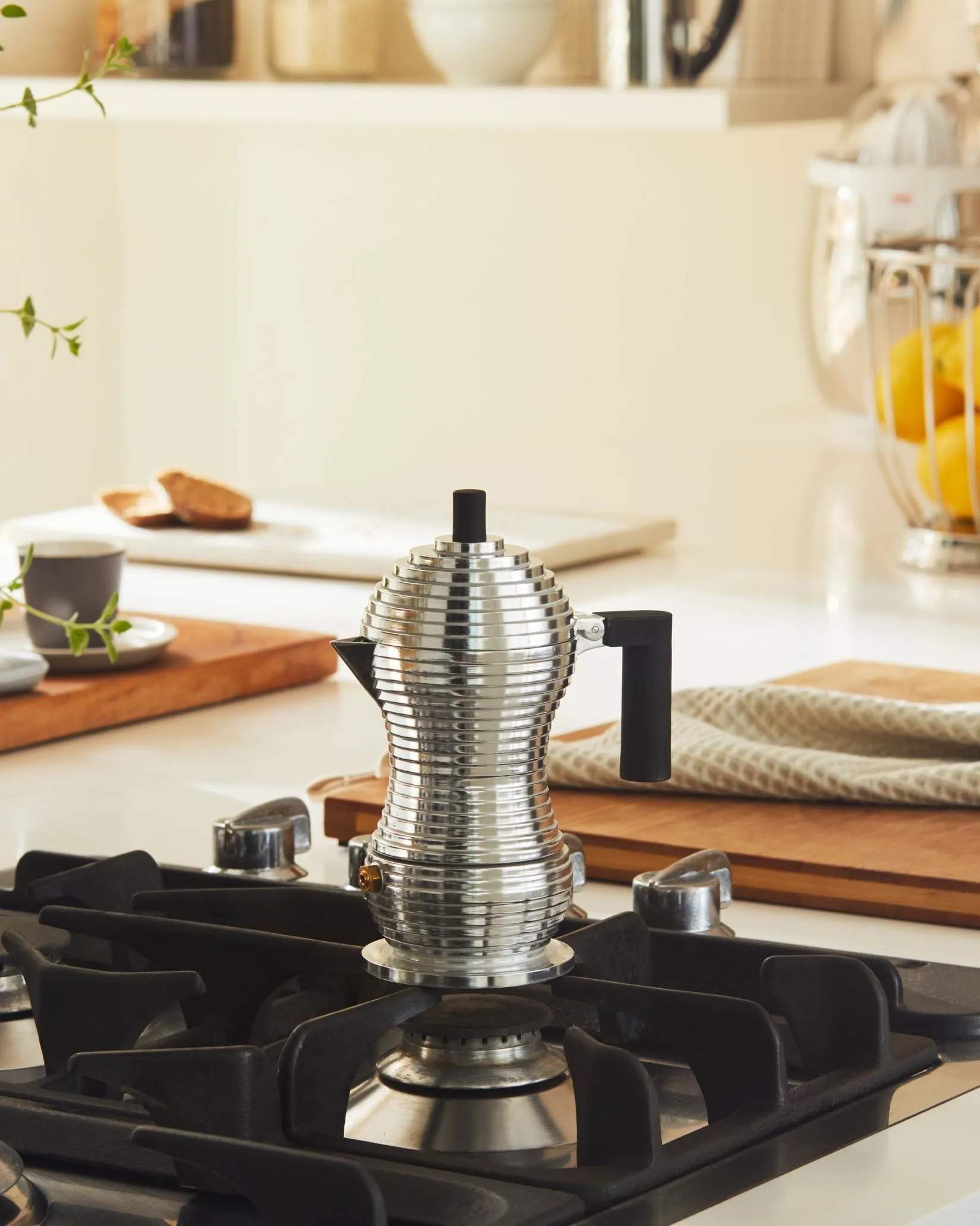 Alessi Espressokander Pulcina Espressokande i Stål, 30 cl, 2