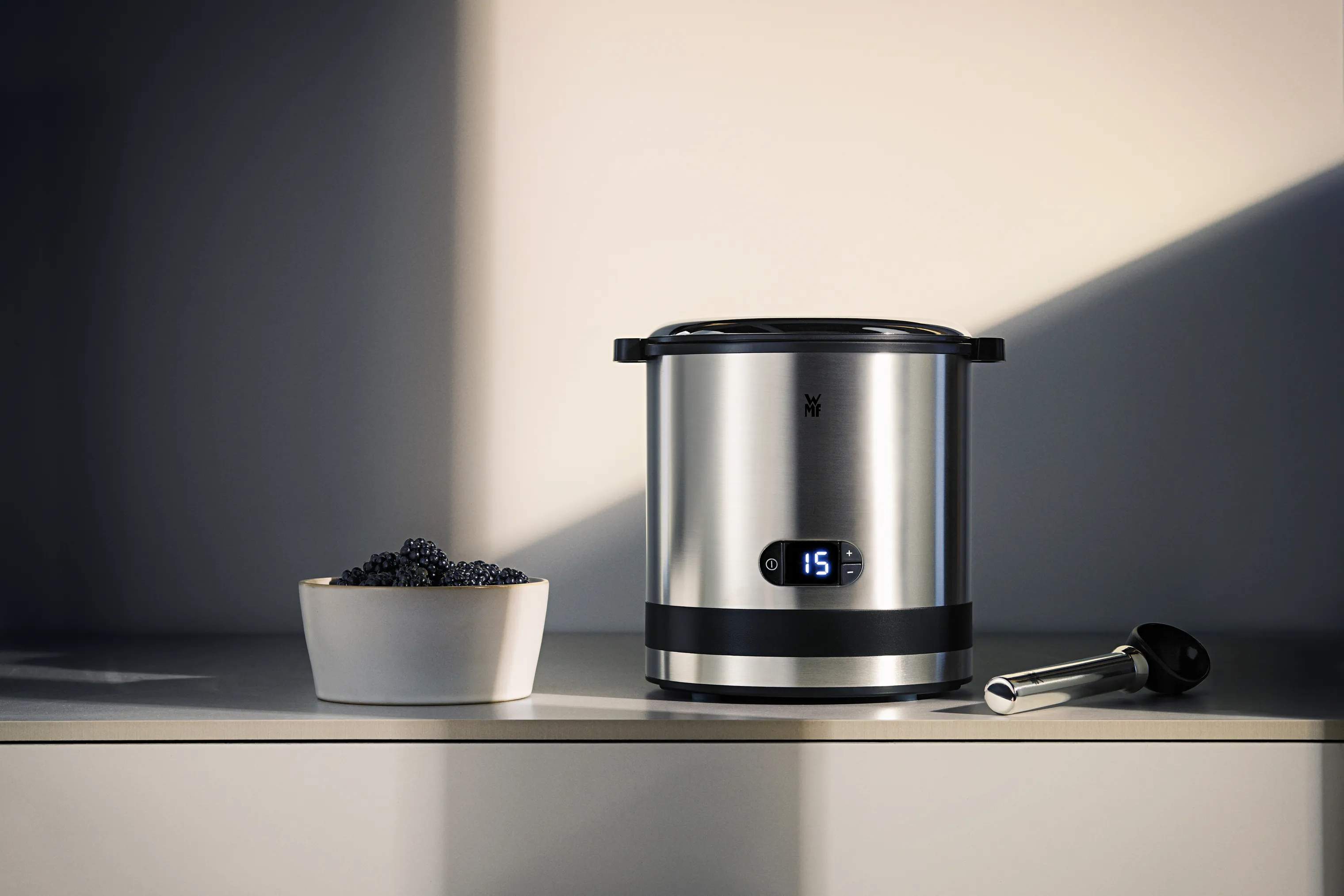 WMF Ismaskiner KitchenMinis Ismaskine i Sølvfarvet / Sort, 2