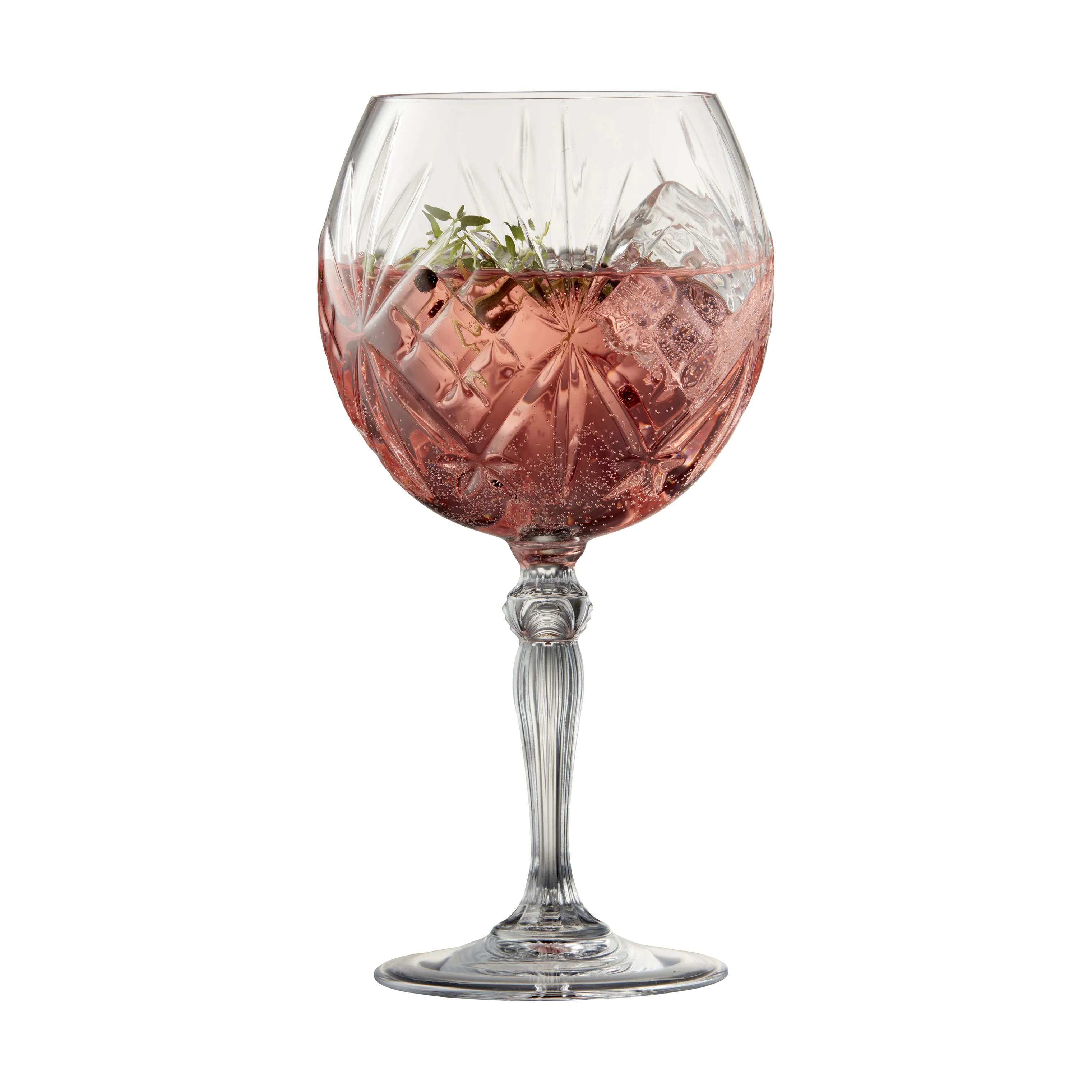Lyngby Glas Ginglas Melodia Gin&Tonic Glas - 4 stk. i Klar, 2