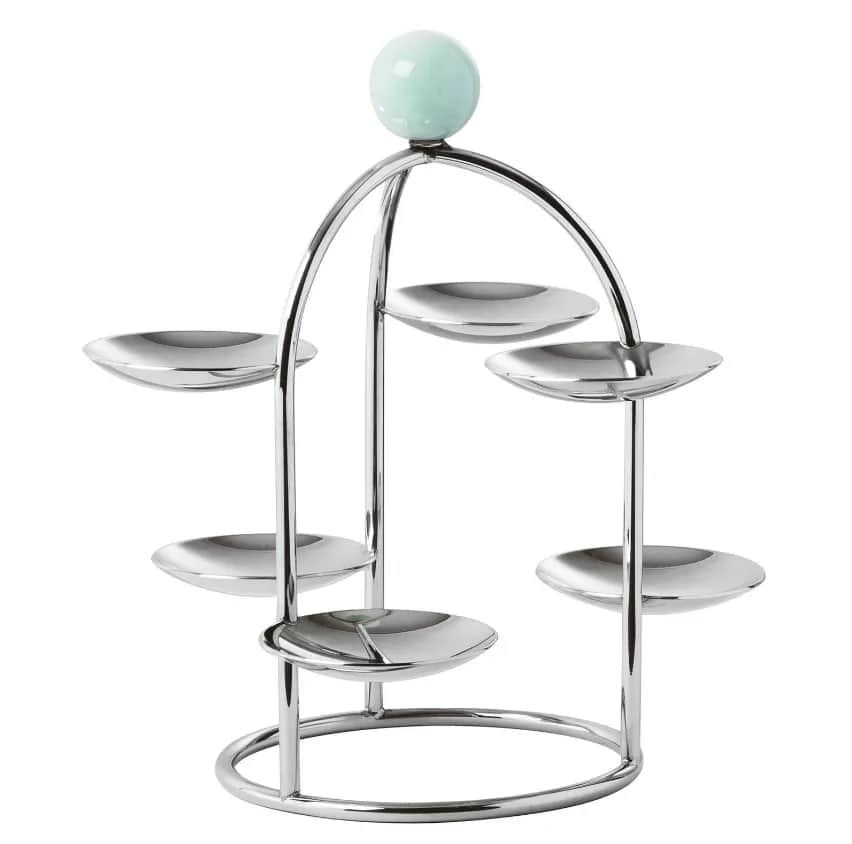 Sambonet Serveringsfade Penelope Kageopsats i Aquamarine, 1