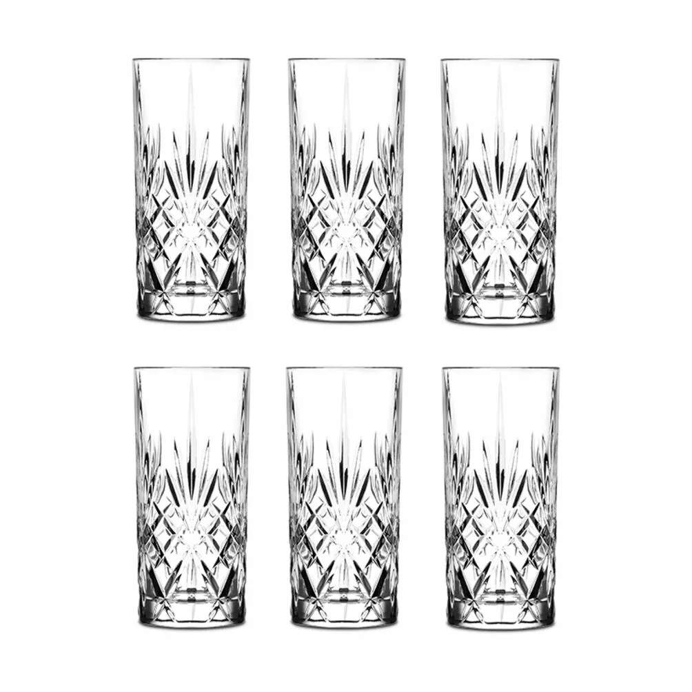 Lyngby Glas highball glas Melodia Highballglas - 6 stk.