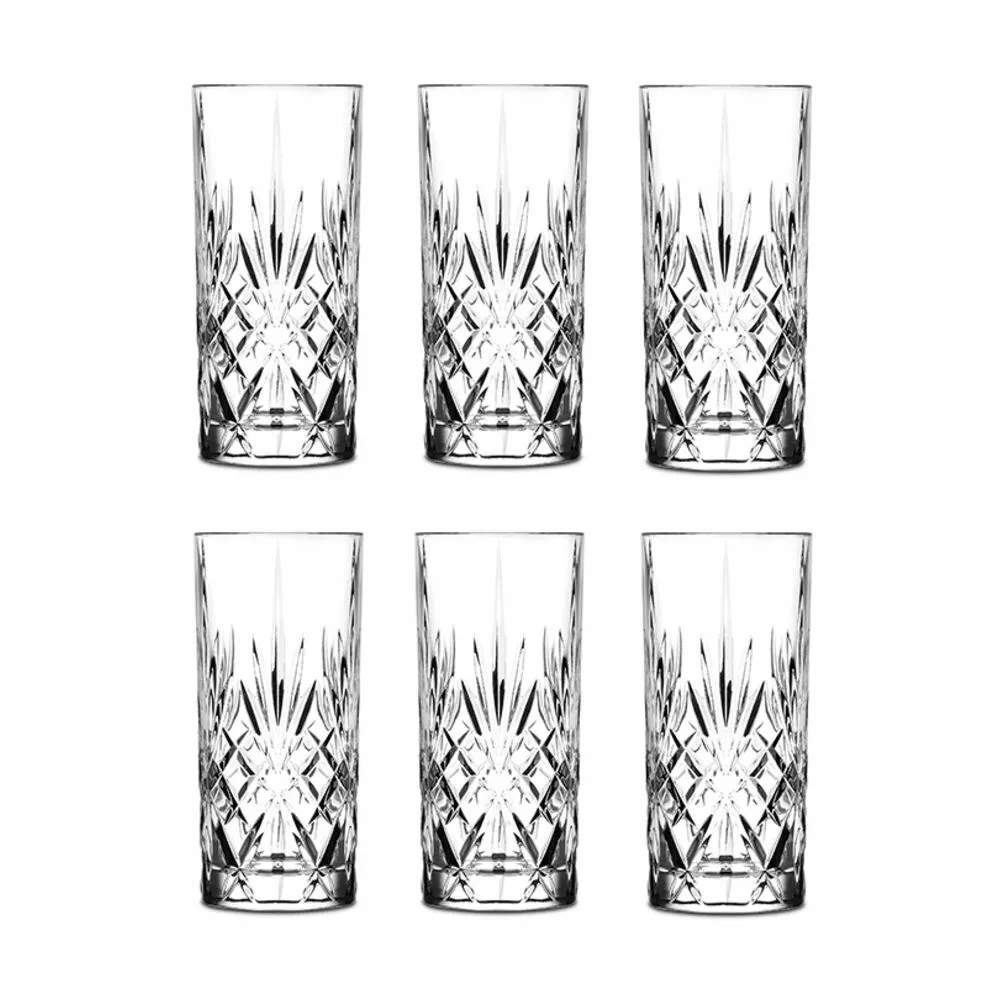 Lyngby Glas highball glas Melodia Highballglas - 6 stk.