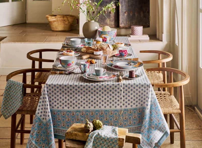 PIP Studio Serveringsskåle Blooming Tales Skål i Blue, 23,5 cm, 3