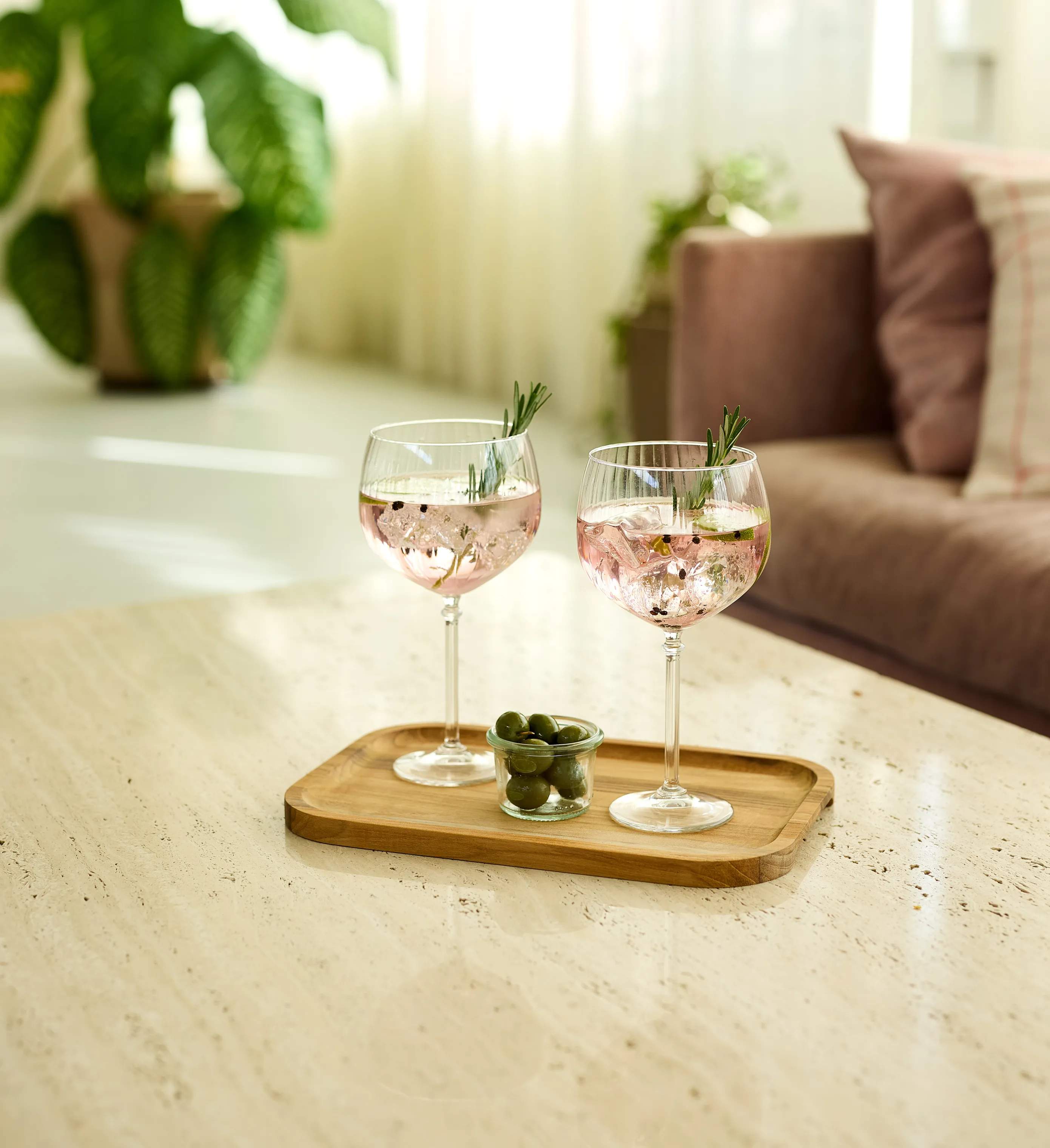 CASA Living Ginglas Royal Ginglas - 4 stk. i klar, 2