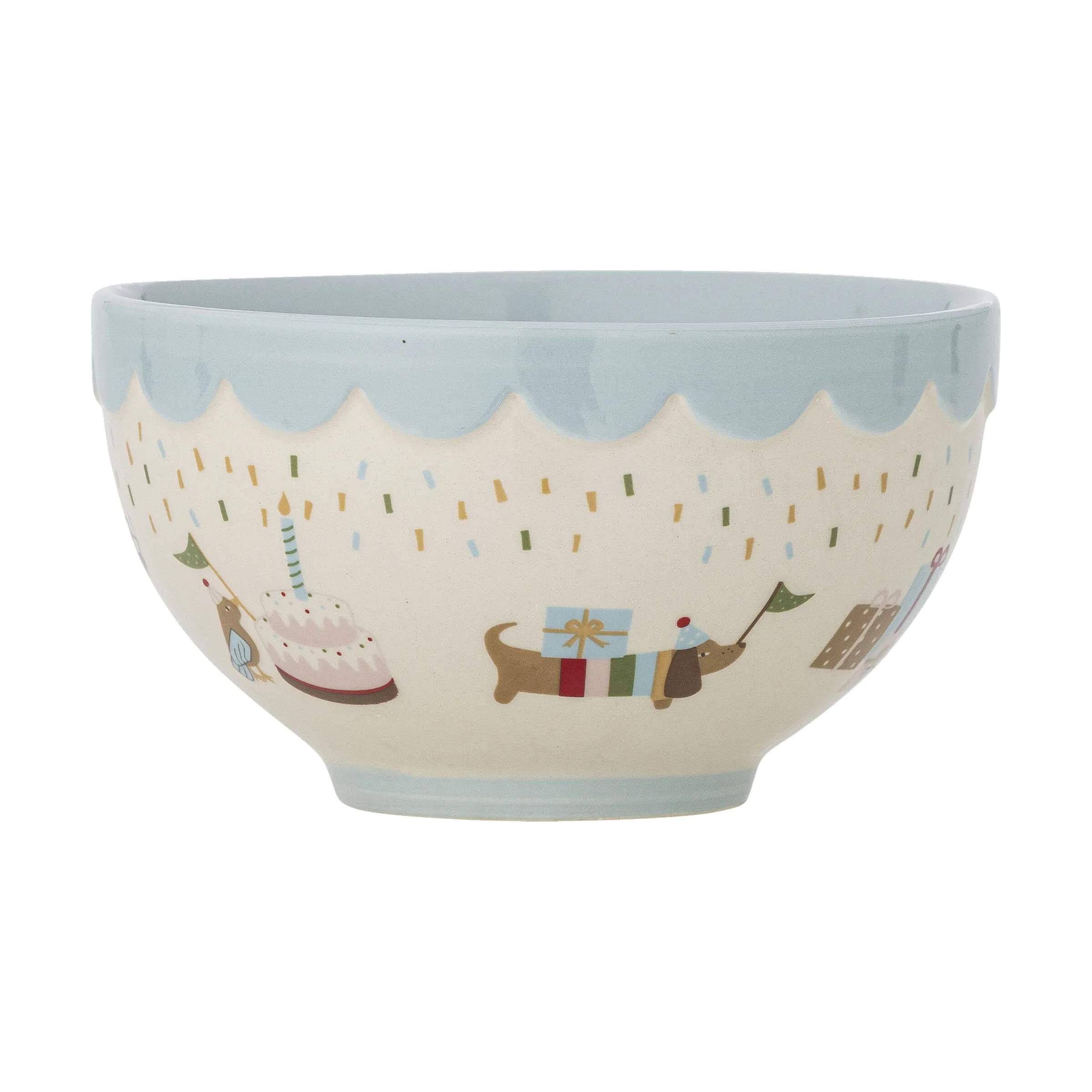 Bloomingville Mini Børneskåle Celebrate Skål i Blue, 4