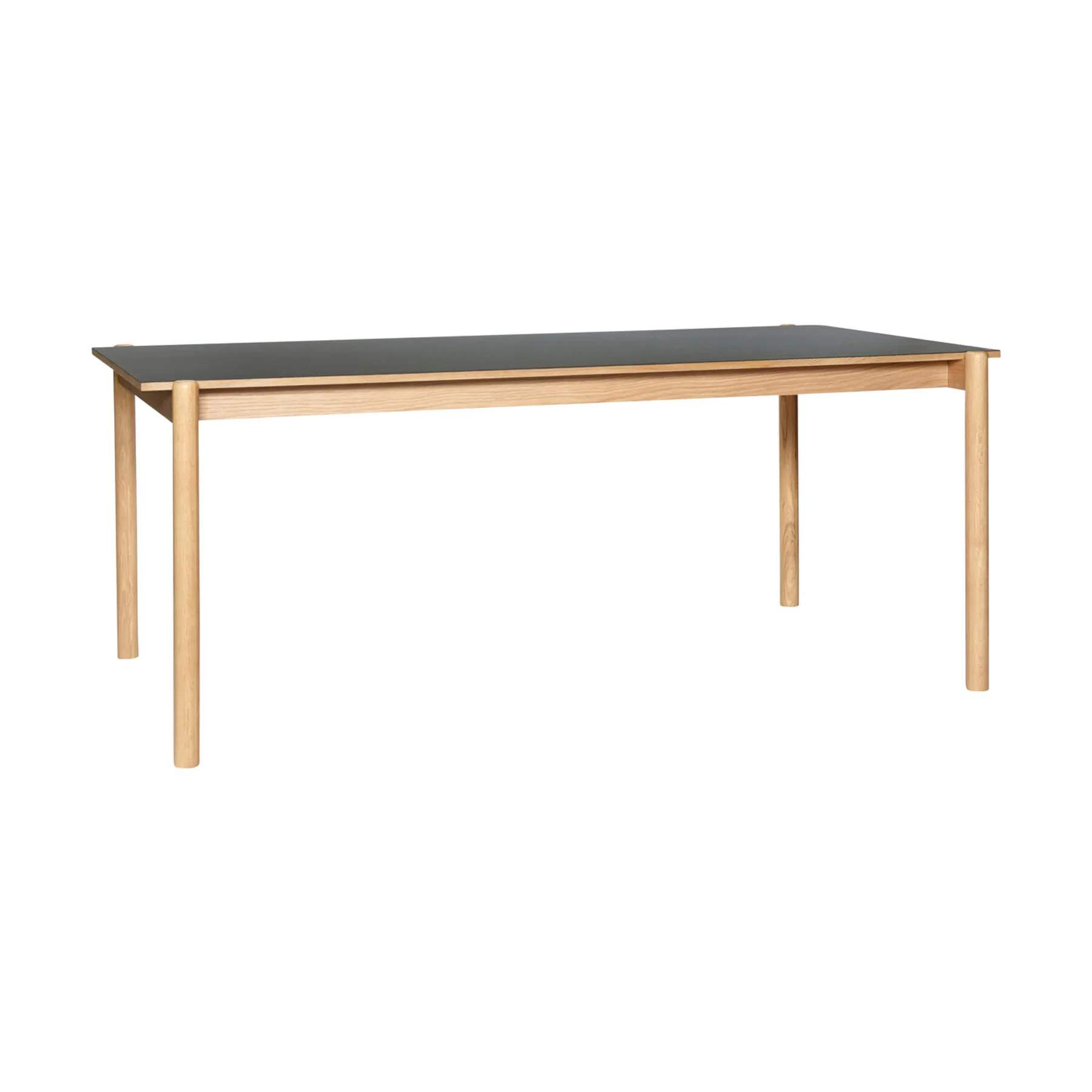 Hübsch Spisebordsstole Oblique Spisebord i Sort,Natur, 1
