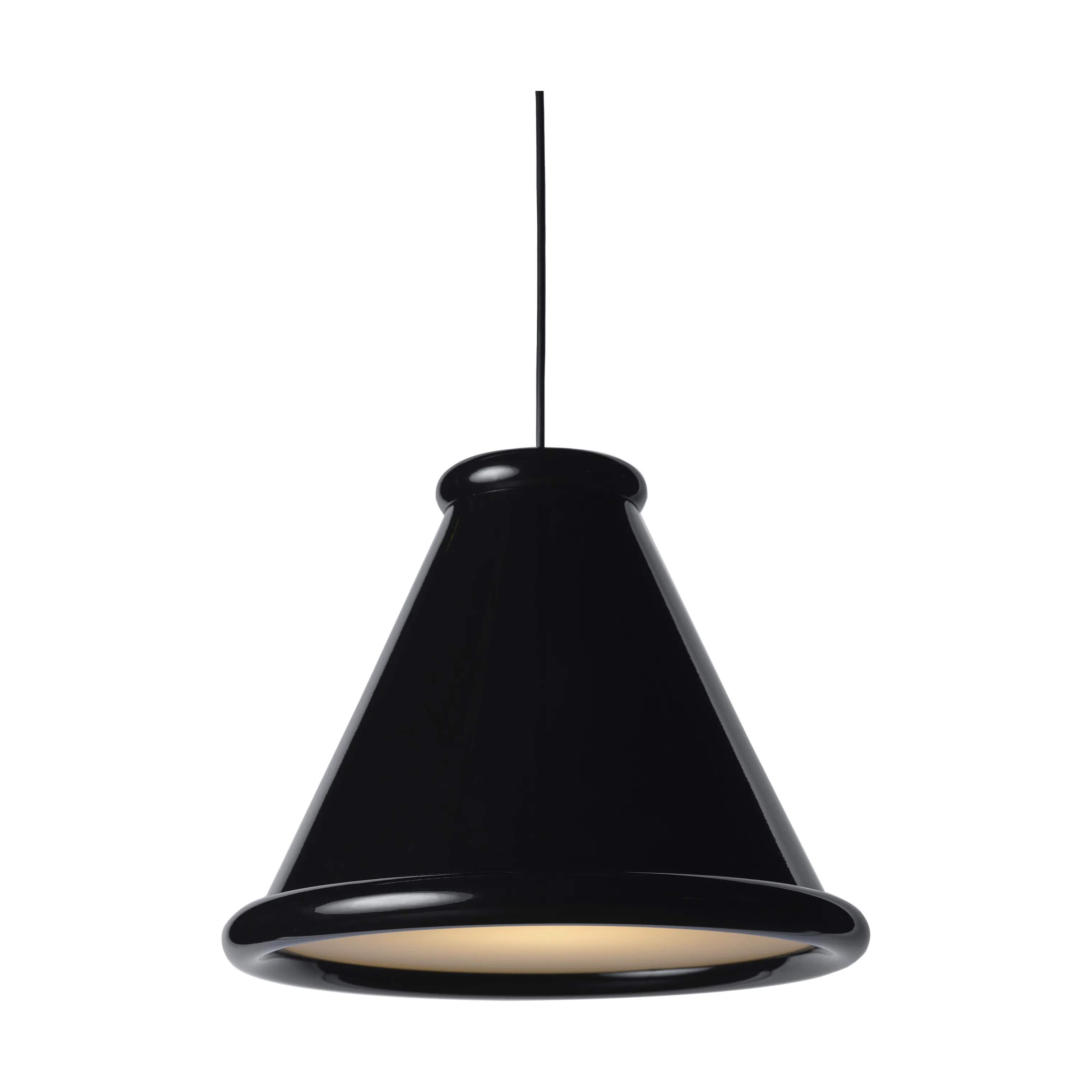 Belle Pendel, glossy black, large