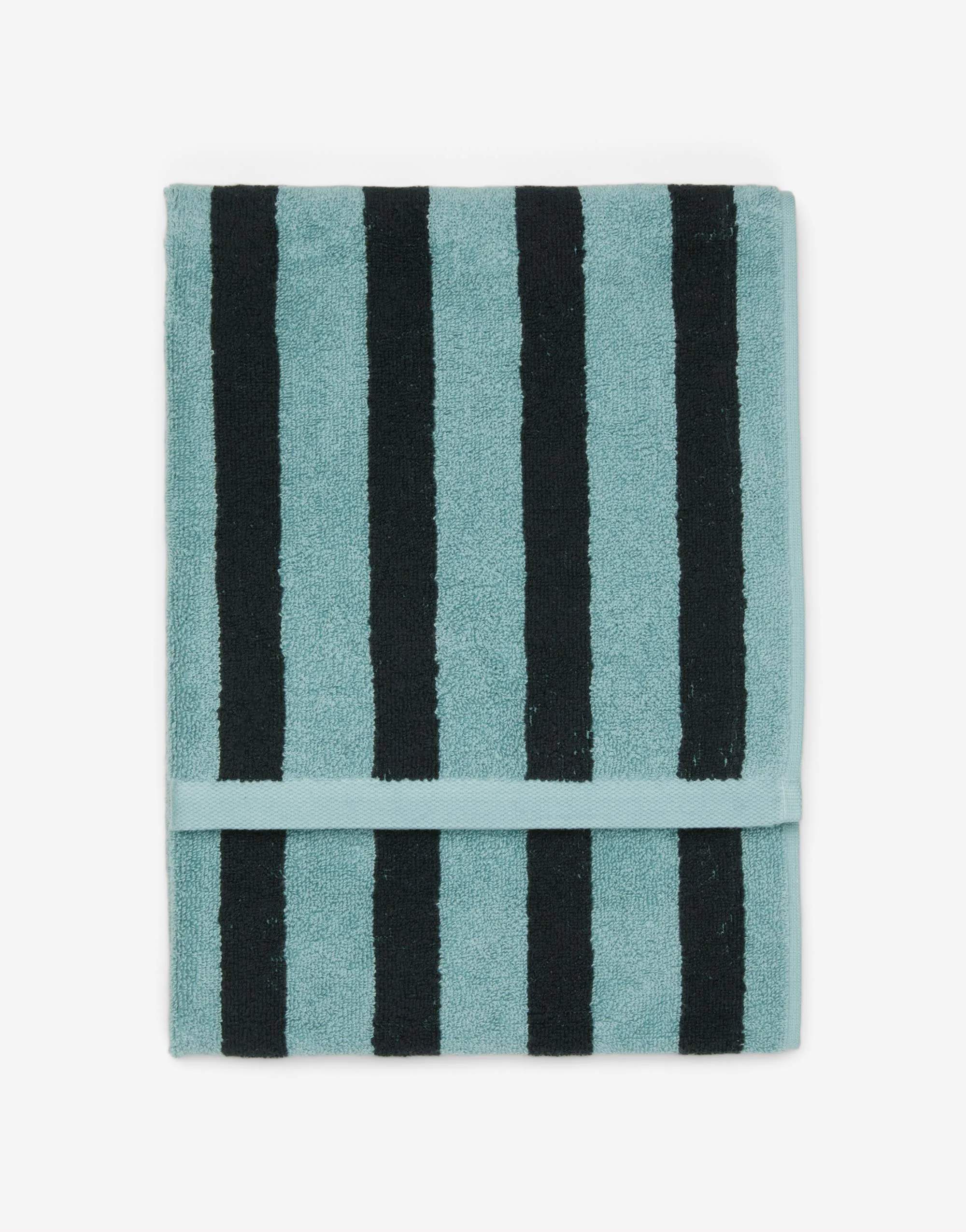 Marc O'Polo Håndklæder Heritage Håndklæde i Aquamarine, B70 x L140 cm, 2