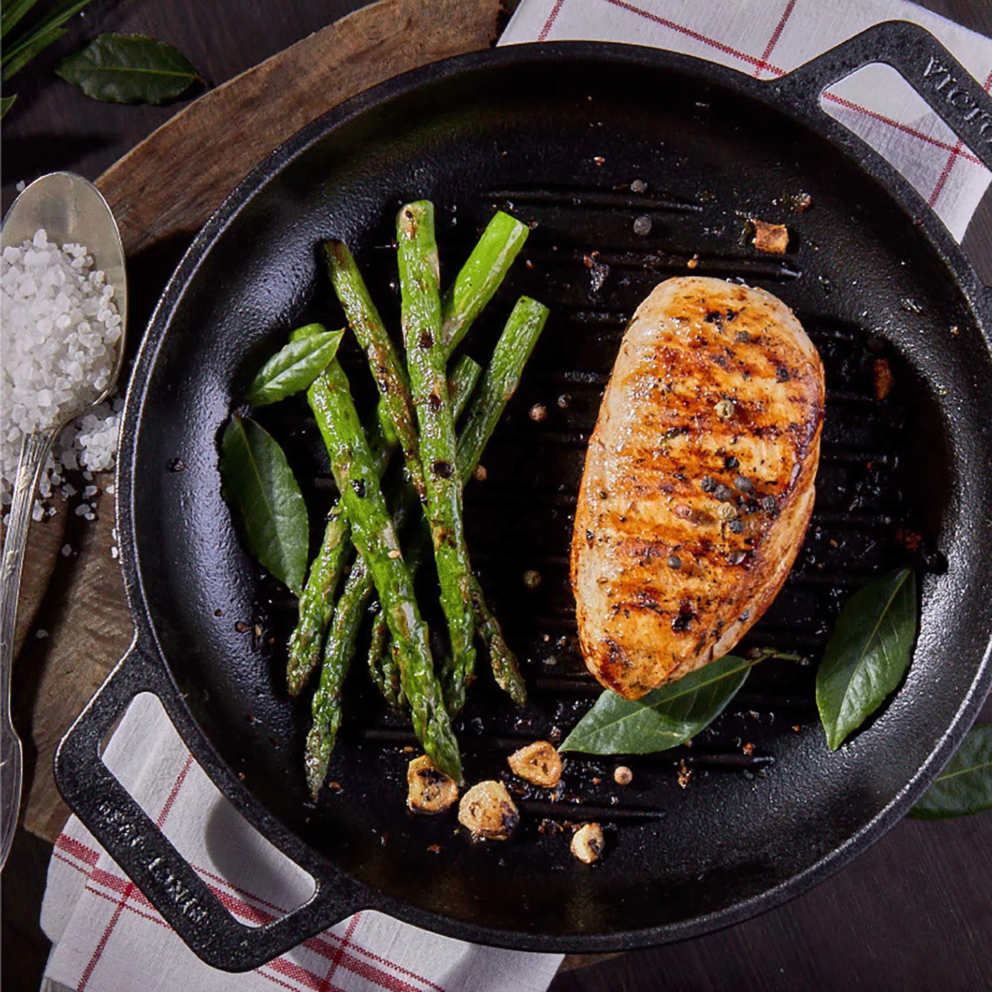 Victoria Grillpander Emaljeret Grillpande i Sort, 5
