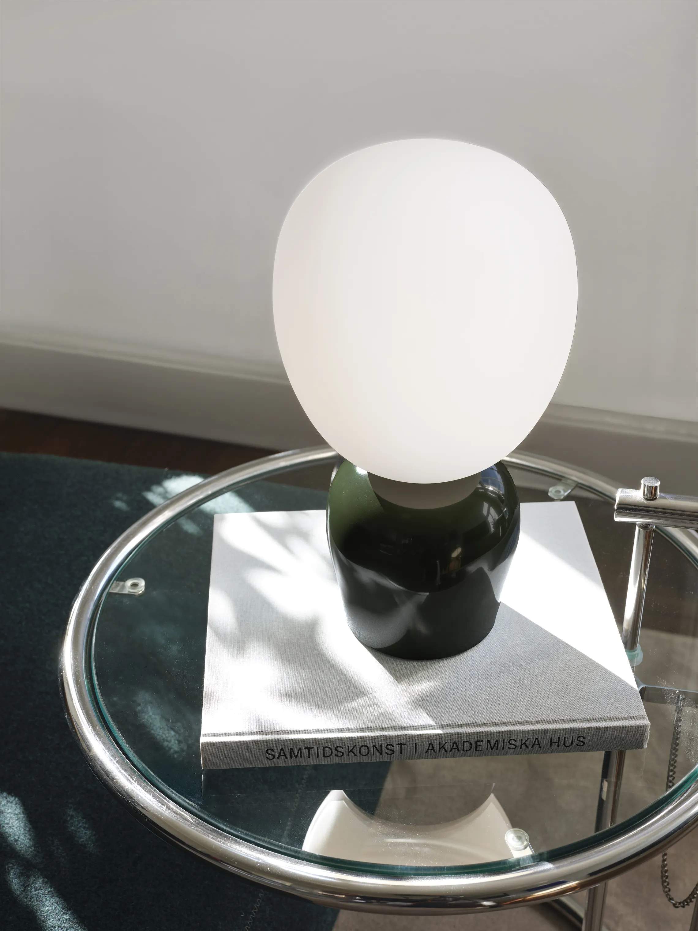 Belid Bordlamper Buddy Bordlampe i Blank grøn/Opal glas, 2